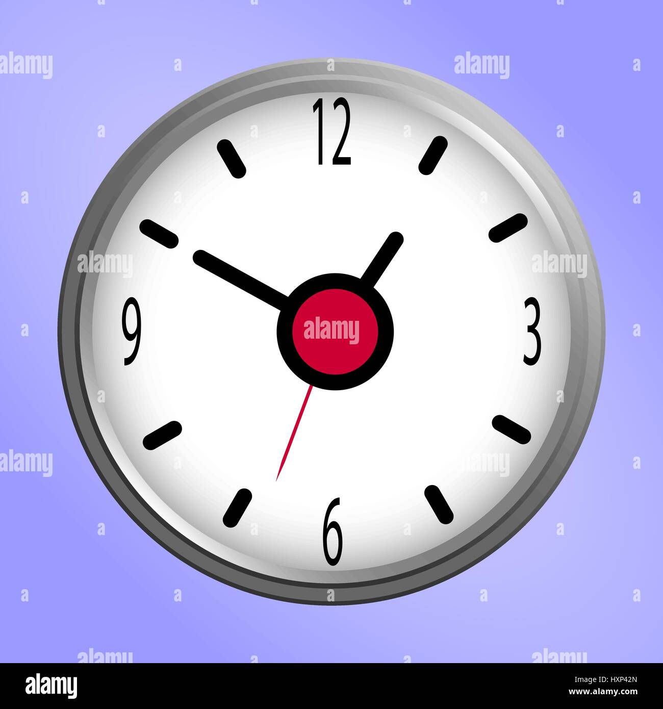 round wall clock icon Stock Vector Image & Art - Alamy
