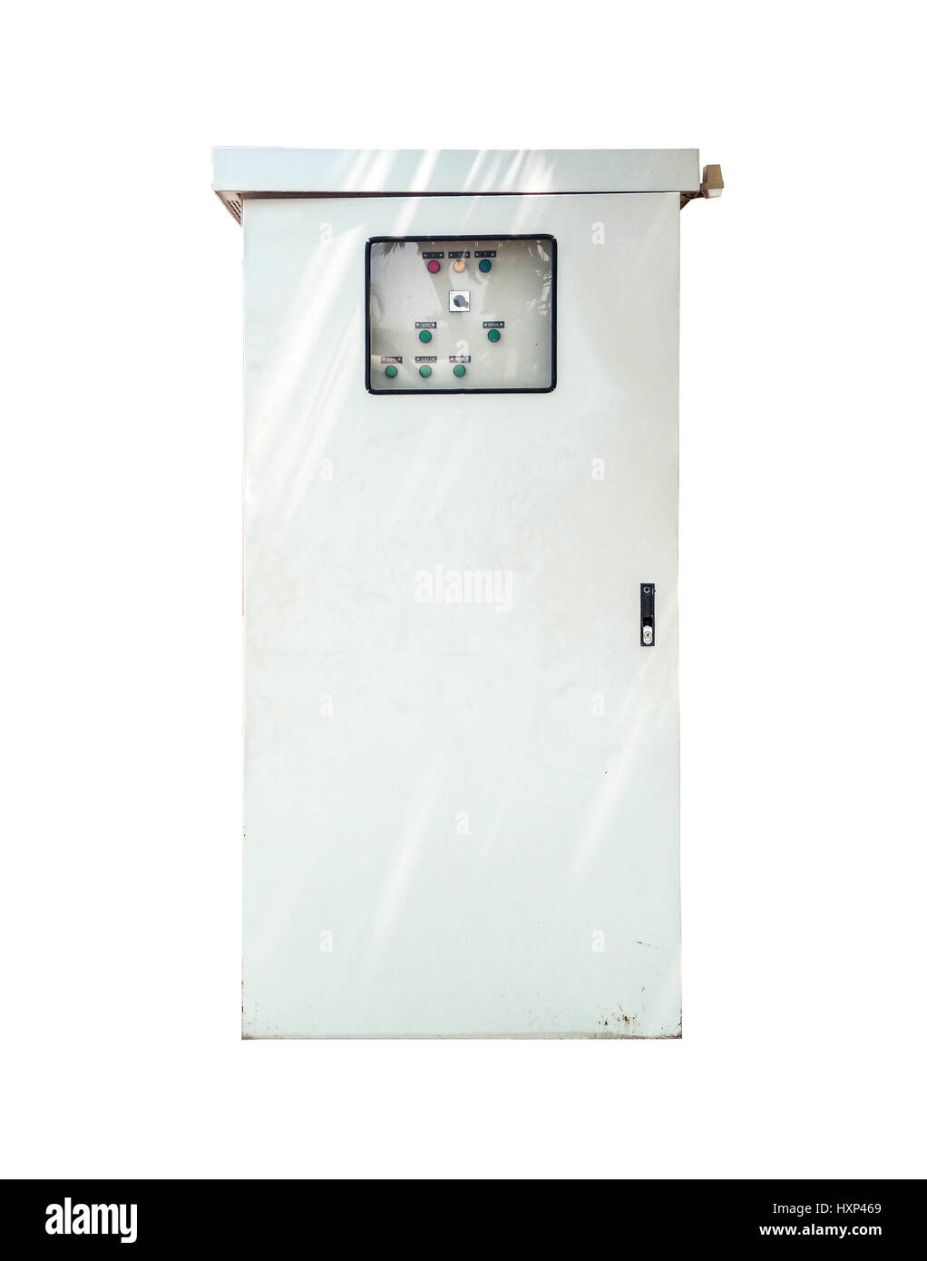 Gray Metal Electrical Power Control Isolated Stock Photo Alamy