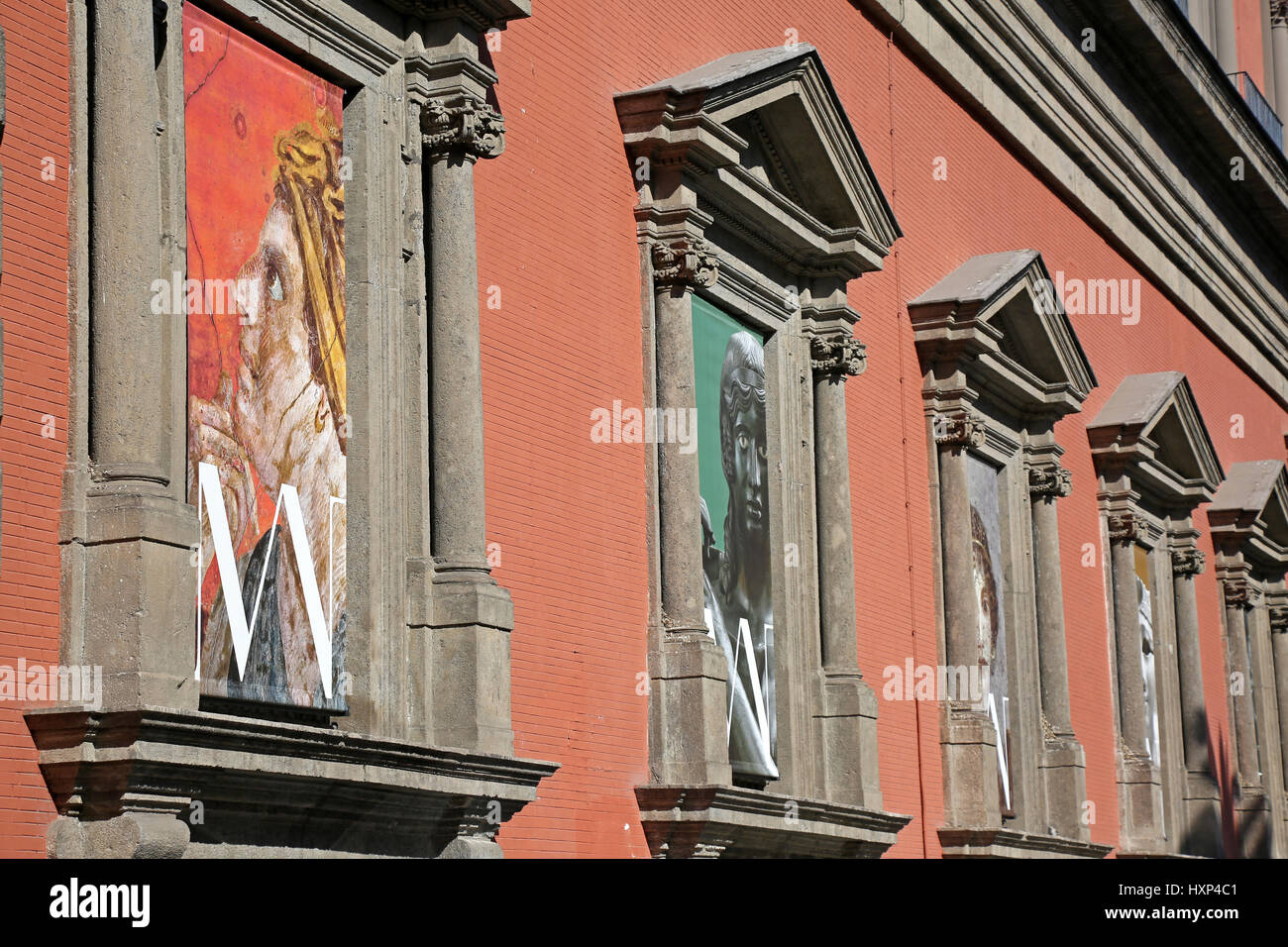 Naples, Italy, 02/21/2017:The Naples National Archaeological Museum is the most important Italian archaeological museum and is considered one of the m Stock Photo