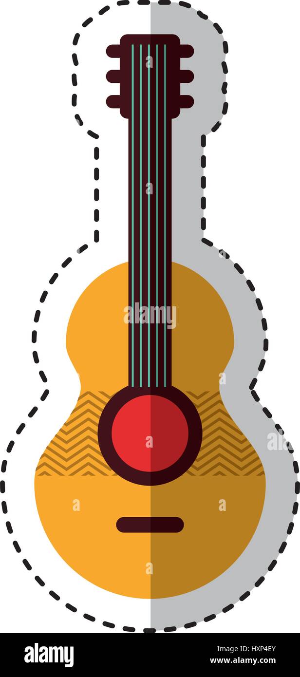 guitar acoustic isolated icon Stock Vector Image & Art - Alamy