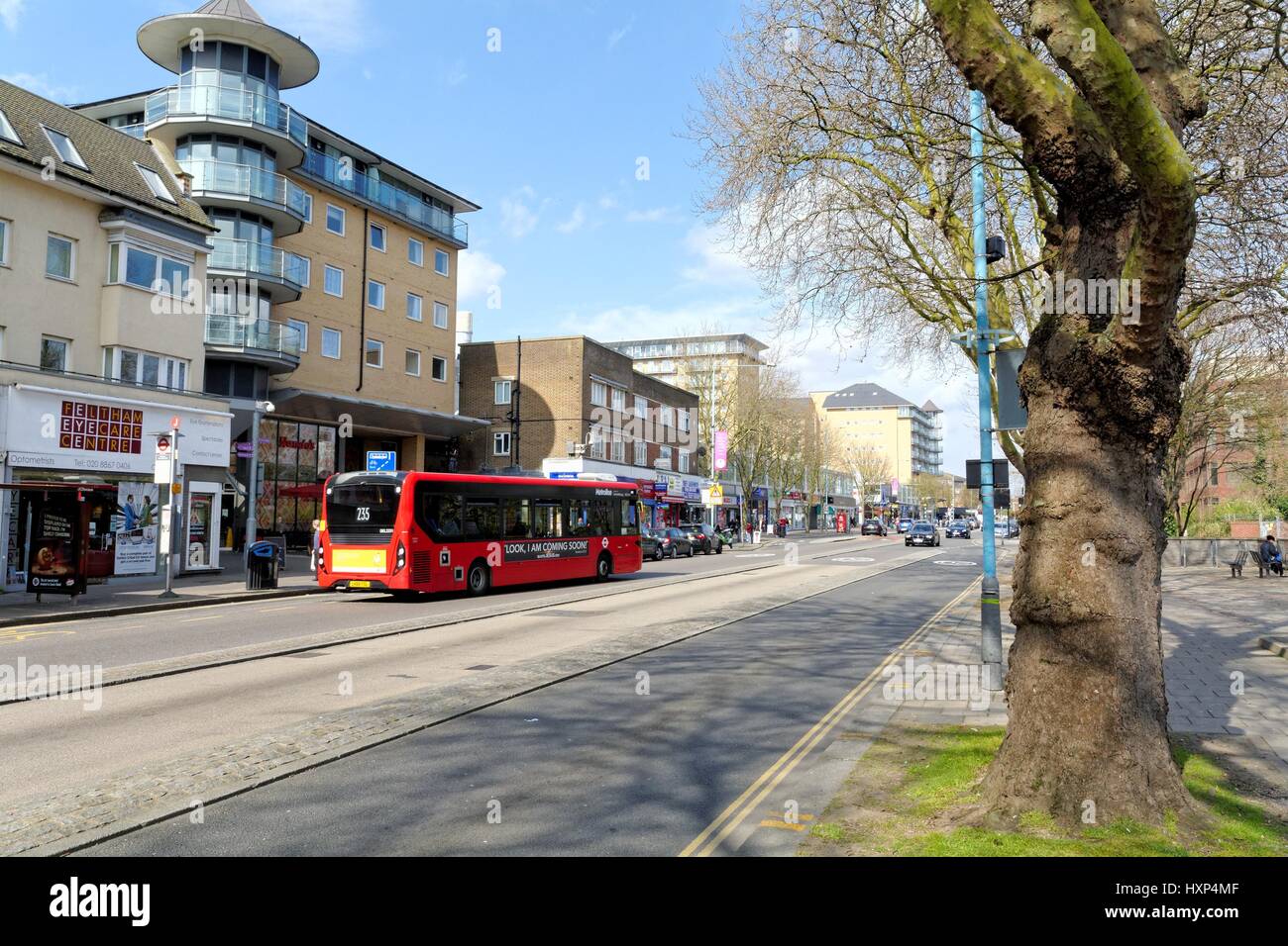 Town centre at Feltham Hounslow west London UK Stock Photo Alamy