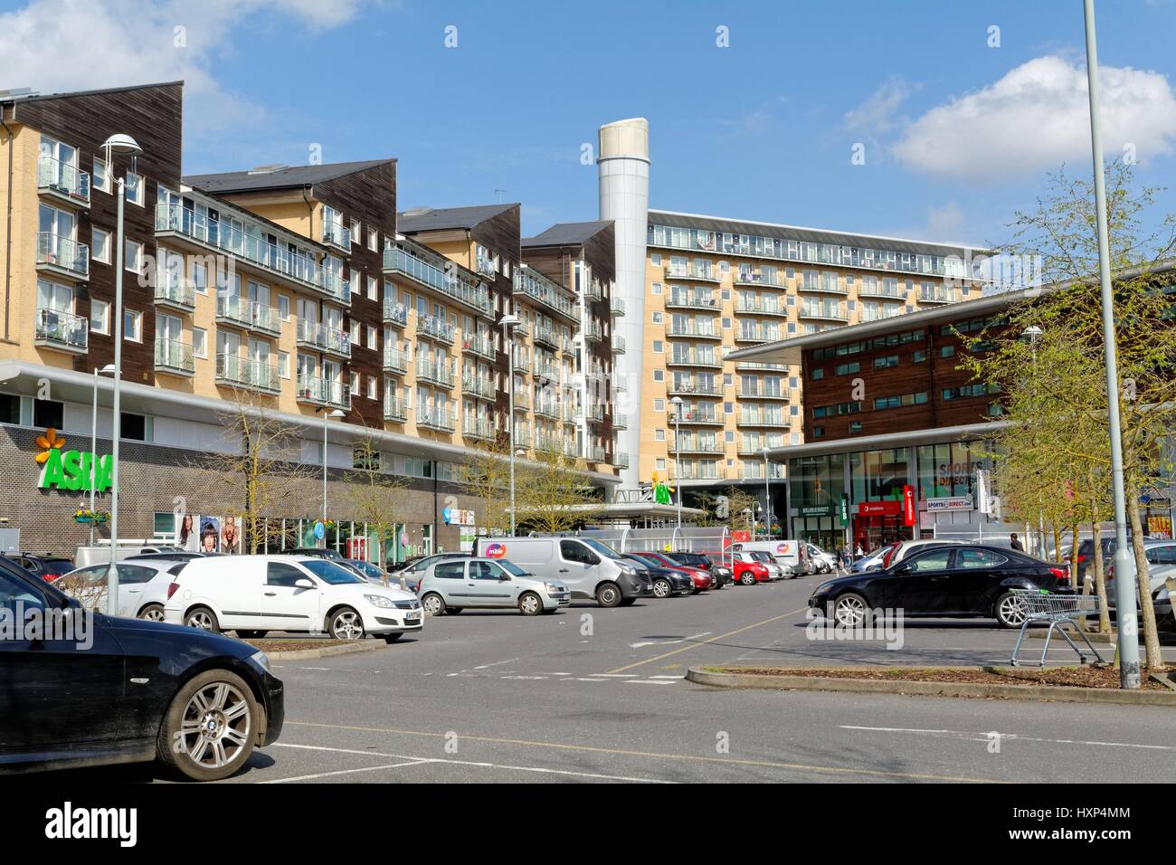Town centre at Feltham Hounslow west London UK Stock Photo Alamy