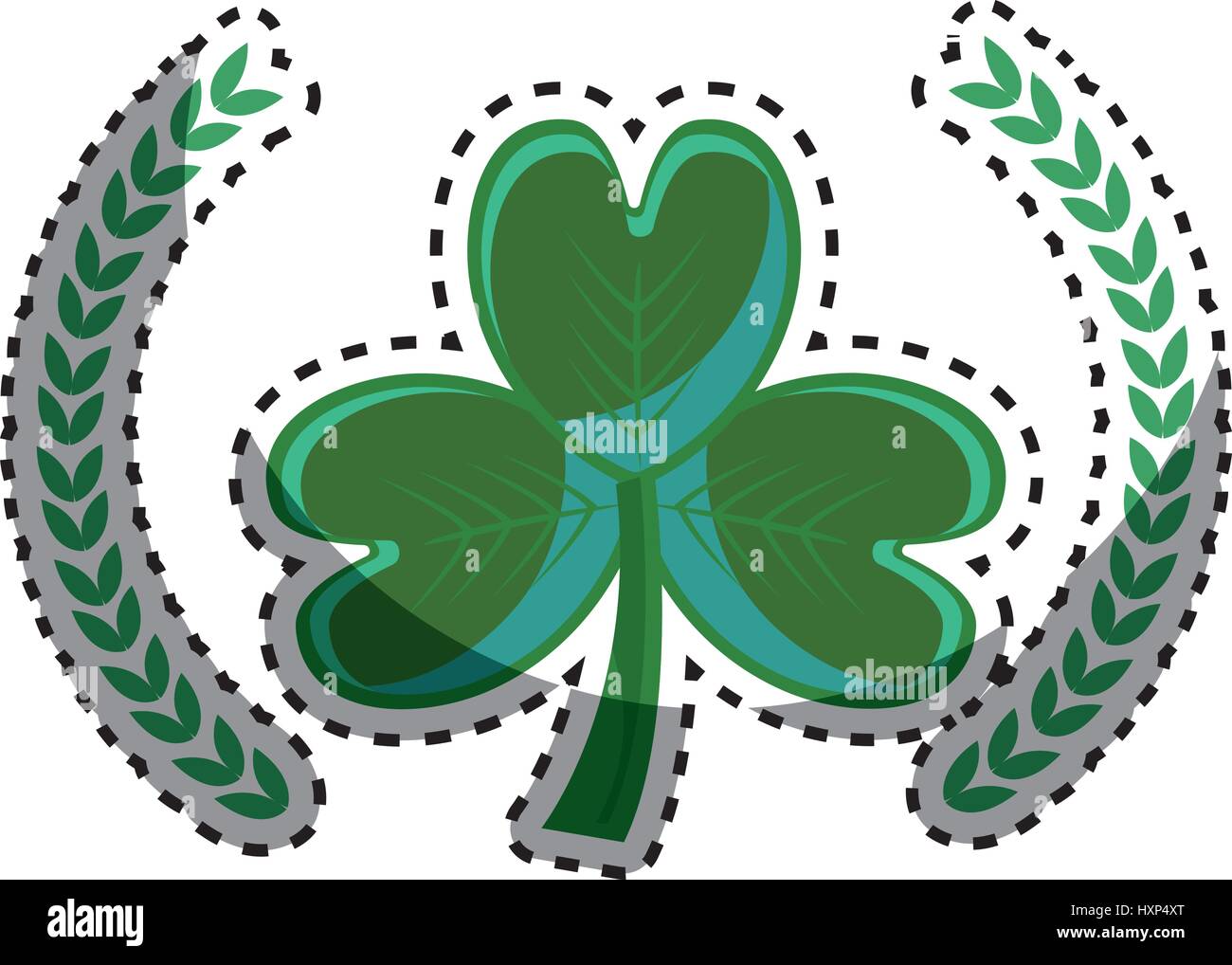 clover plant decoration design Stock Vector Image & Art - Alamy