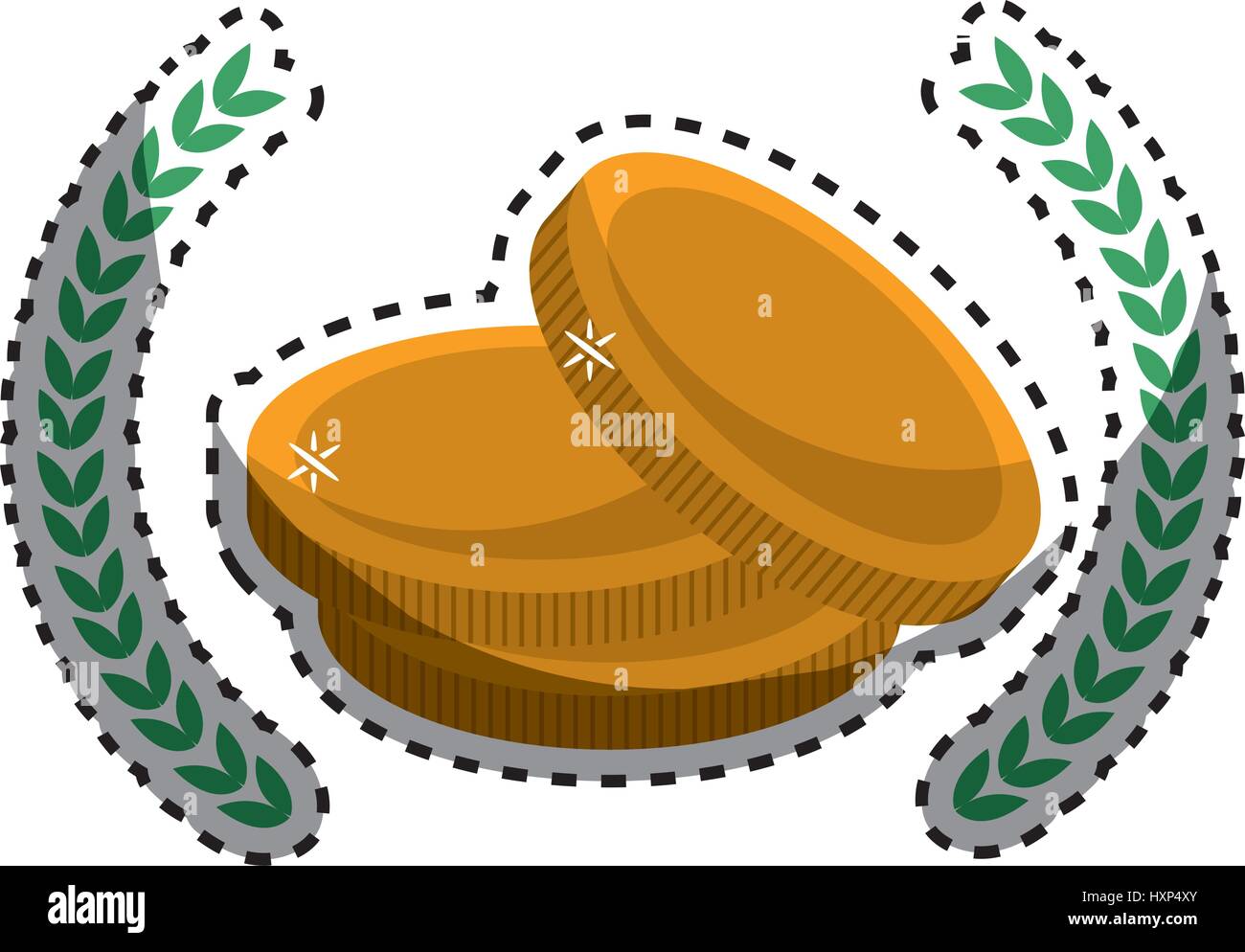 clover plant with ribbon decoration design Stock Vector Image & Art - Alamy