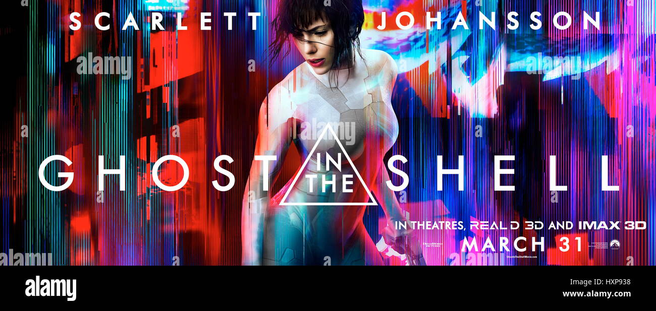 RELEASE DATE: March 31, 2017 TITLE: Ghost in the Shell STUDIO: DreamWorks DIRECTOR: Rupert Sanders PLOT: In the near future, Major is the first of her kind: A human saved from a terrible crash, who is cyber-enhanced to be a perfect soldier devoted to stopping the world's most dangerous criminals STARRING: Scarlett Johansson as Major, Poster Art. (Credit: © DreamWorks/Entertainment Pictures/ZUMAPRESS.com) Stock Photo