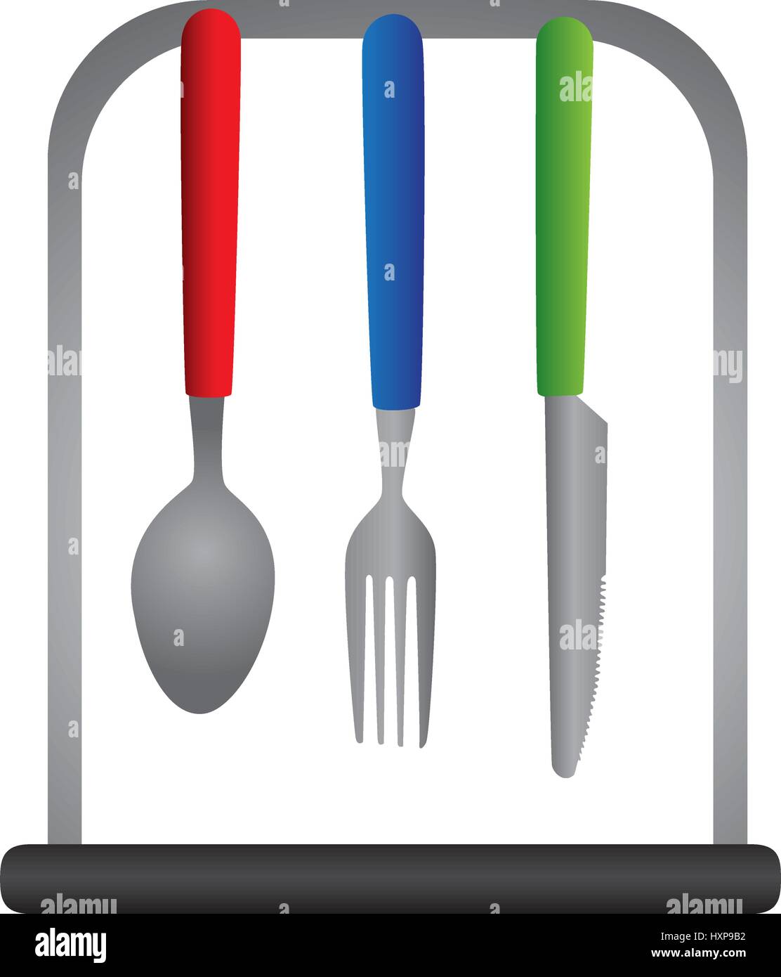 kitchen cutlery tools icons Stock Vector Image & Art - Alamy