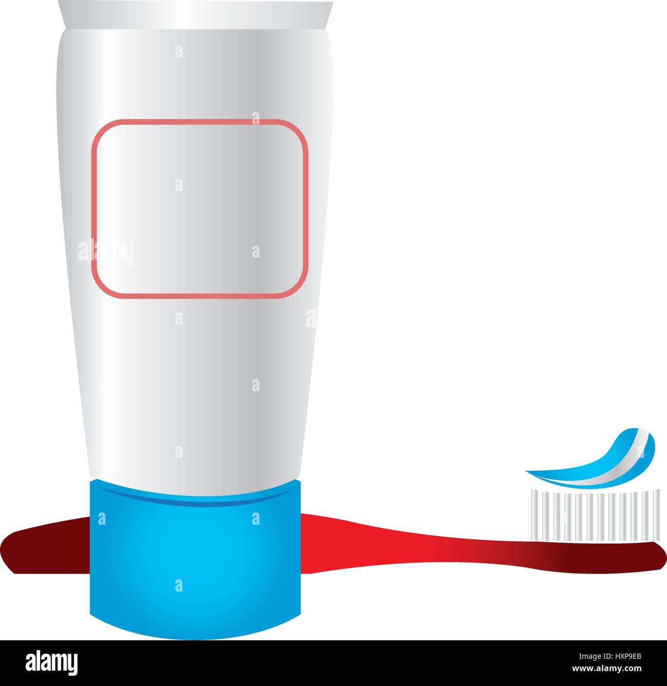 toothbrush and cream icon Stock Vector Image & Art - Alamy