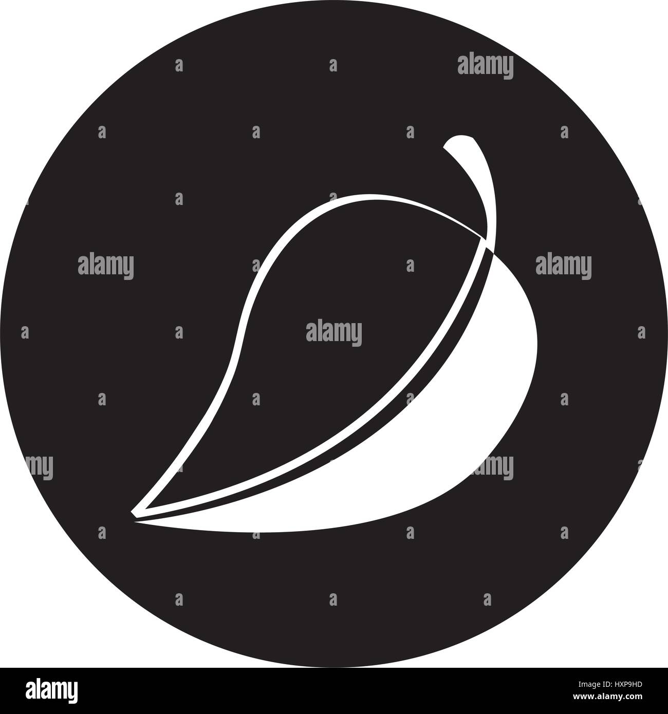 leaf plant ecology symbol vector illustration design Stock Vector Image ...