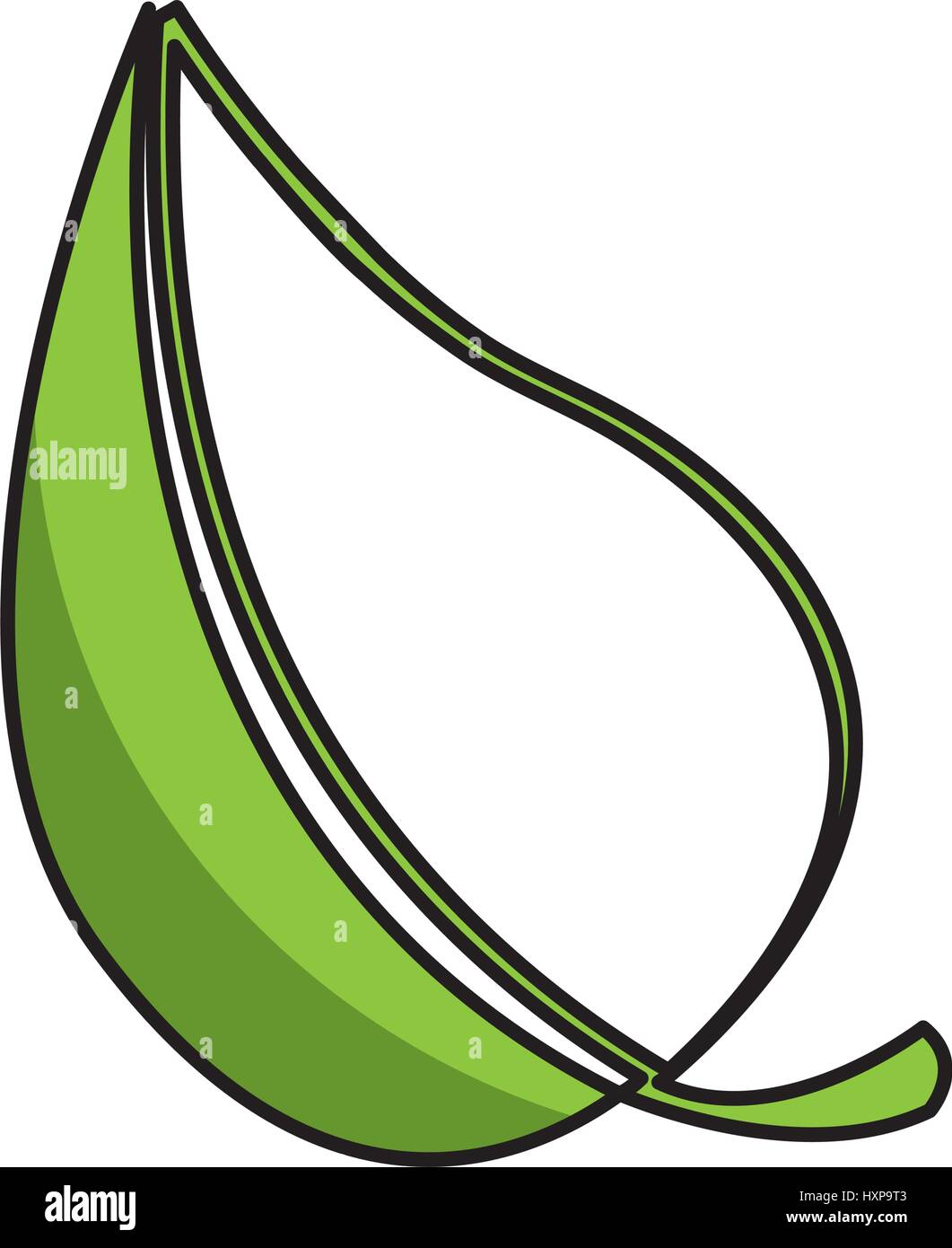 leaf plant ecology symbol vector illustration design Stock Vector Image ...