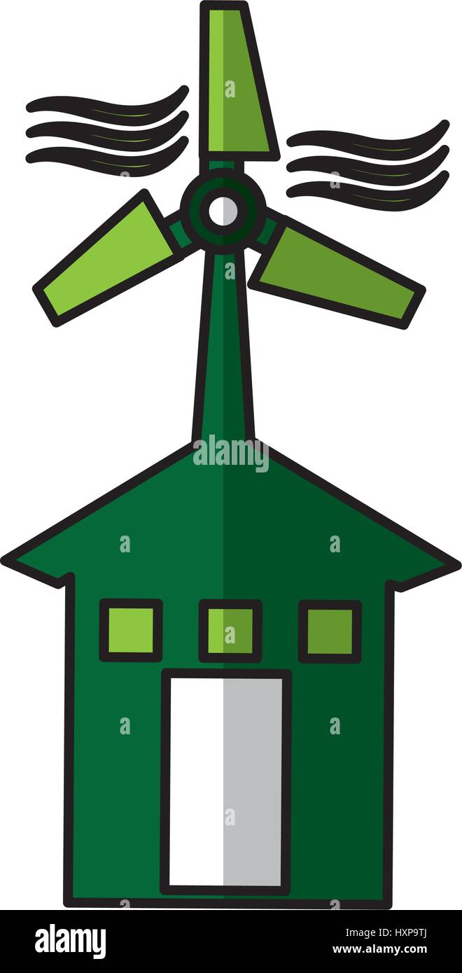 windmill energy alternative icon vector illustration design Stock ...
