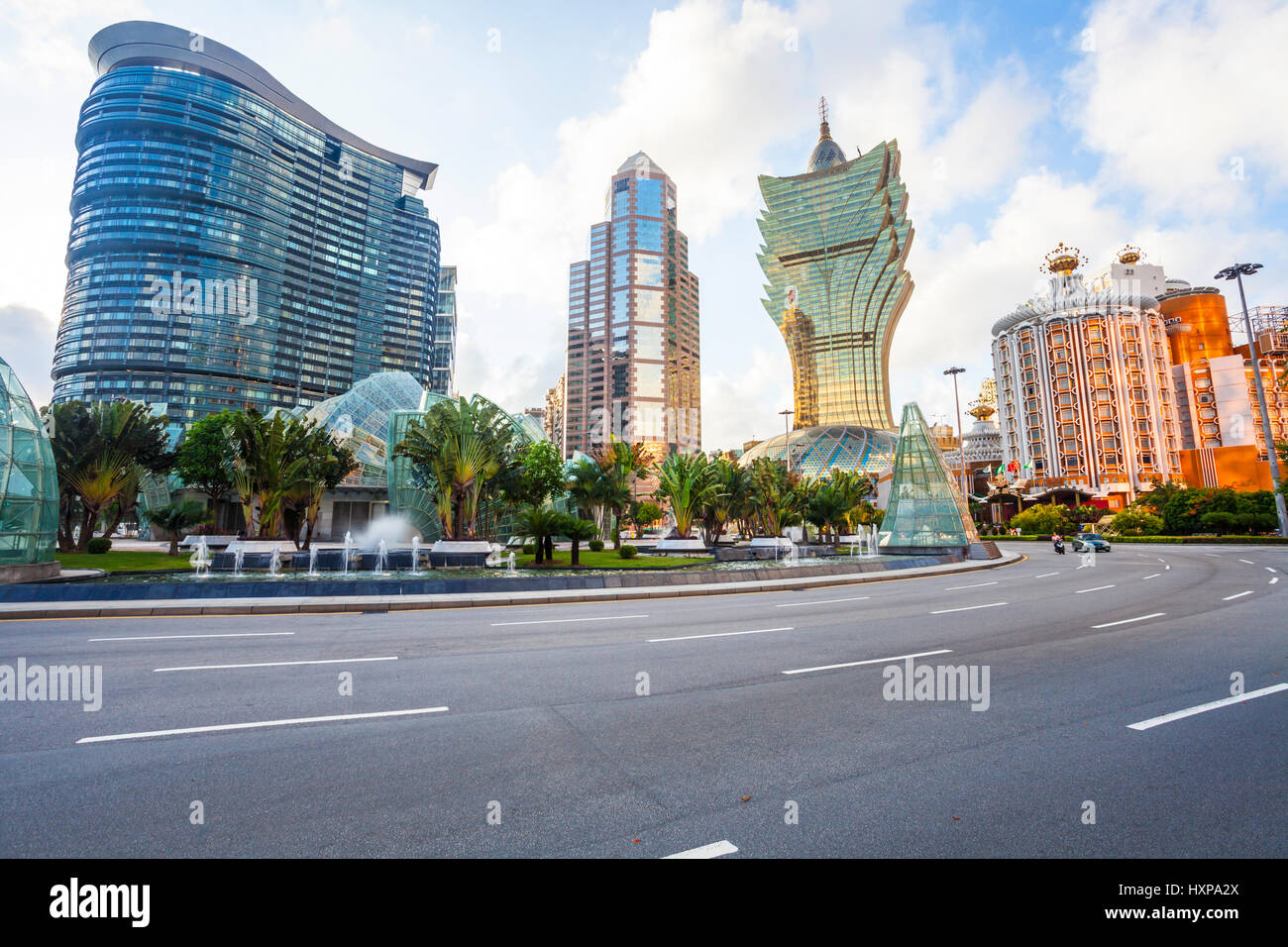 Urban architecture in Macao Stock Photo - Alamy