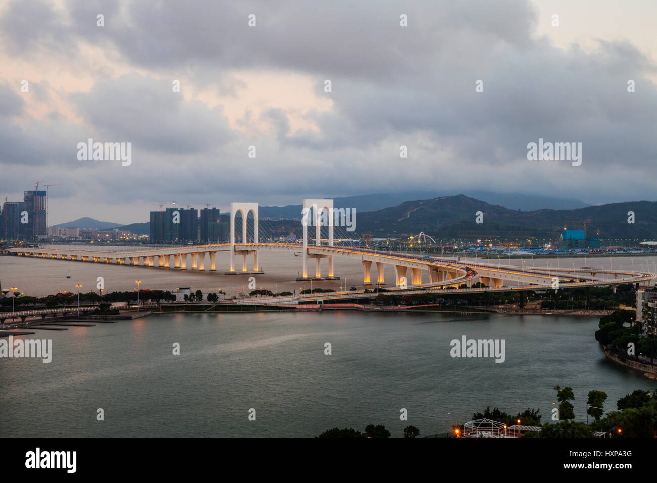 Macao city architectural landscape Stock Photo - Alamy