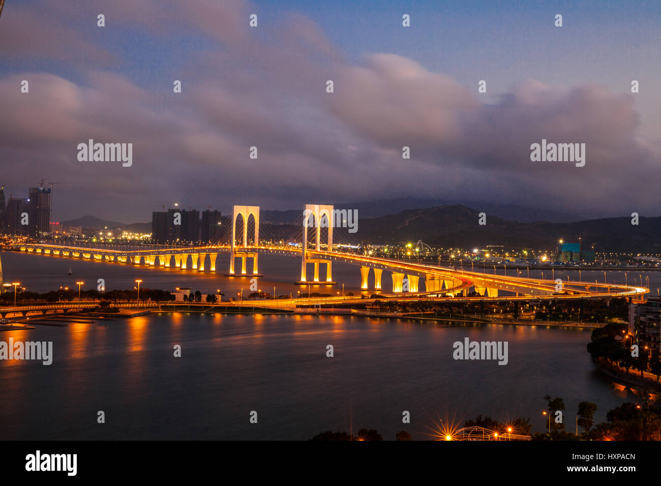 Macao city architectural landscape Stock Photo - Alamy