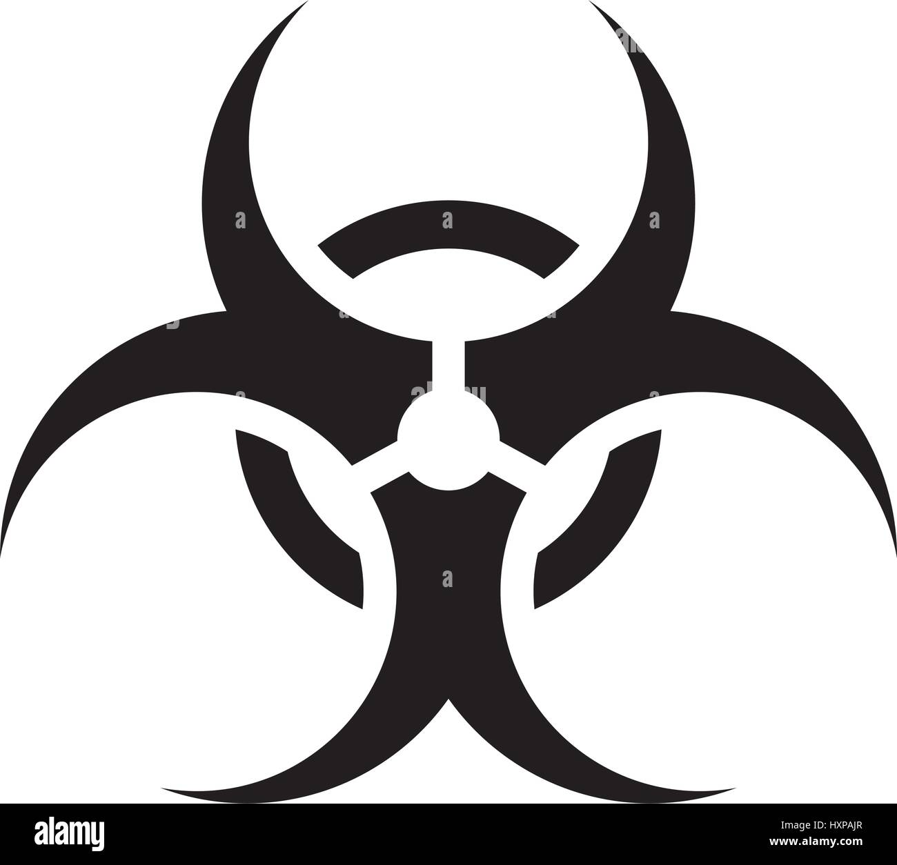 biohazard sign isolated icon vector illustration design Stock Vector ...