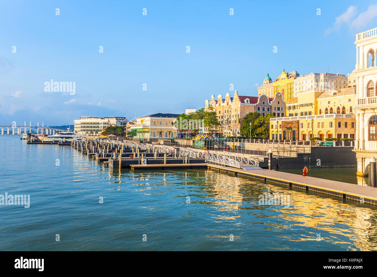 Urban architecture in Macao Stock Photo - Alamy
