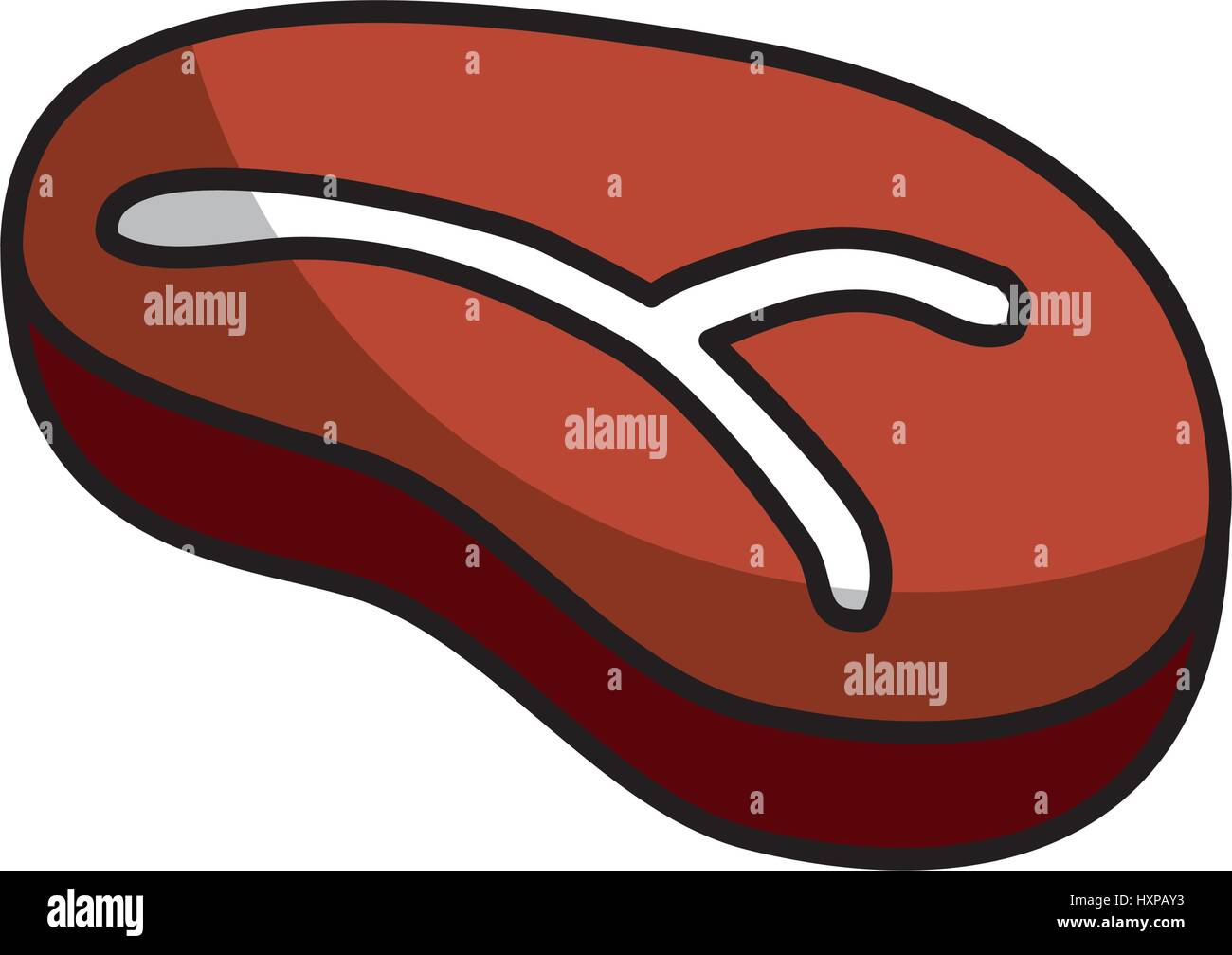 meat beef isolated icon vector illustration design Stock Vector Image ...