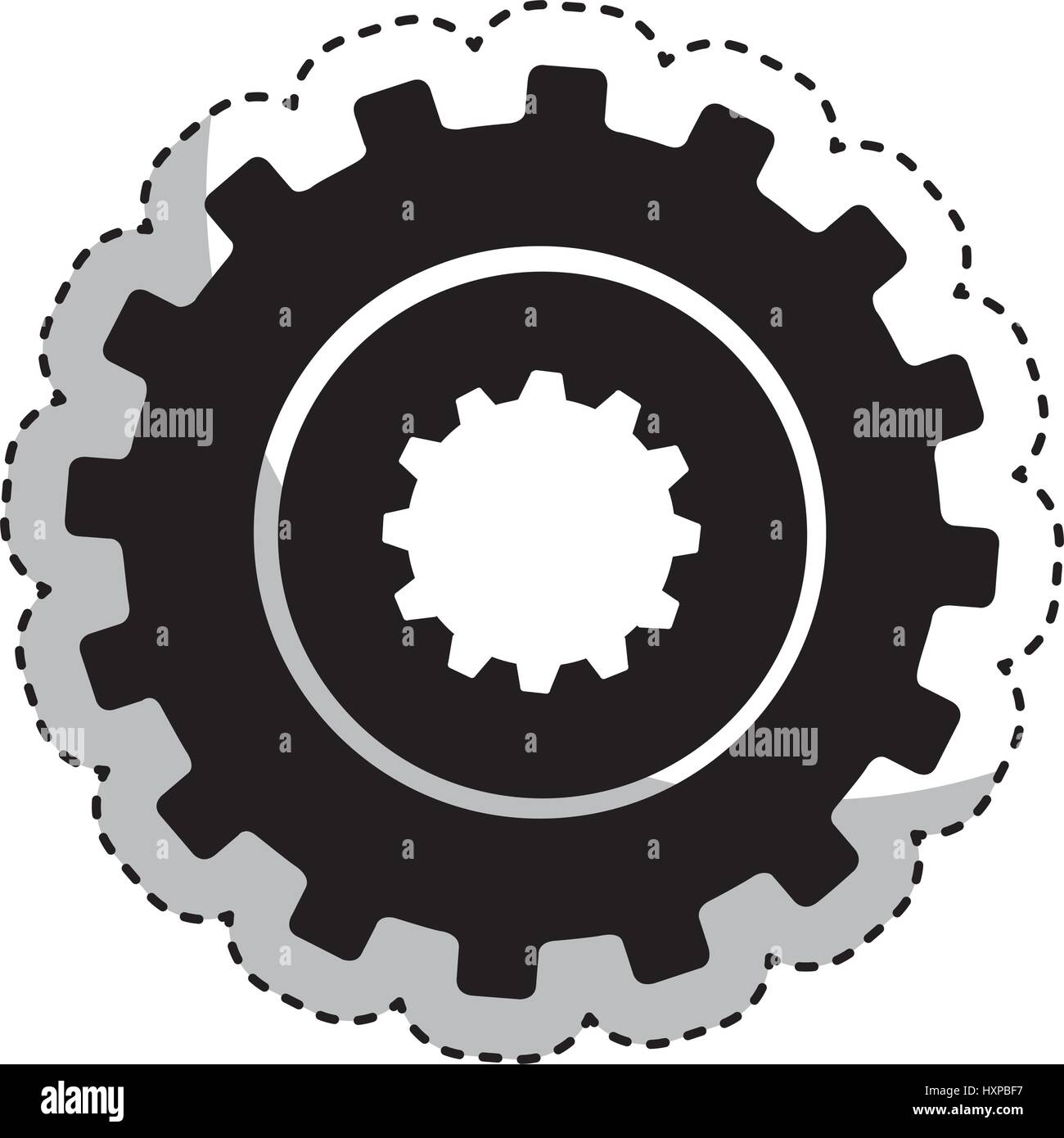 gear machine setup icon vector illustration design Stock Vector Image ...