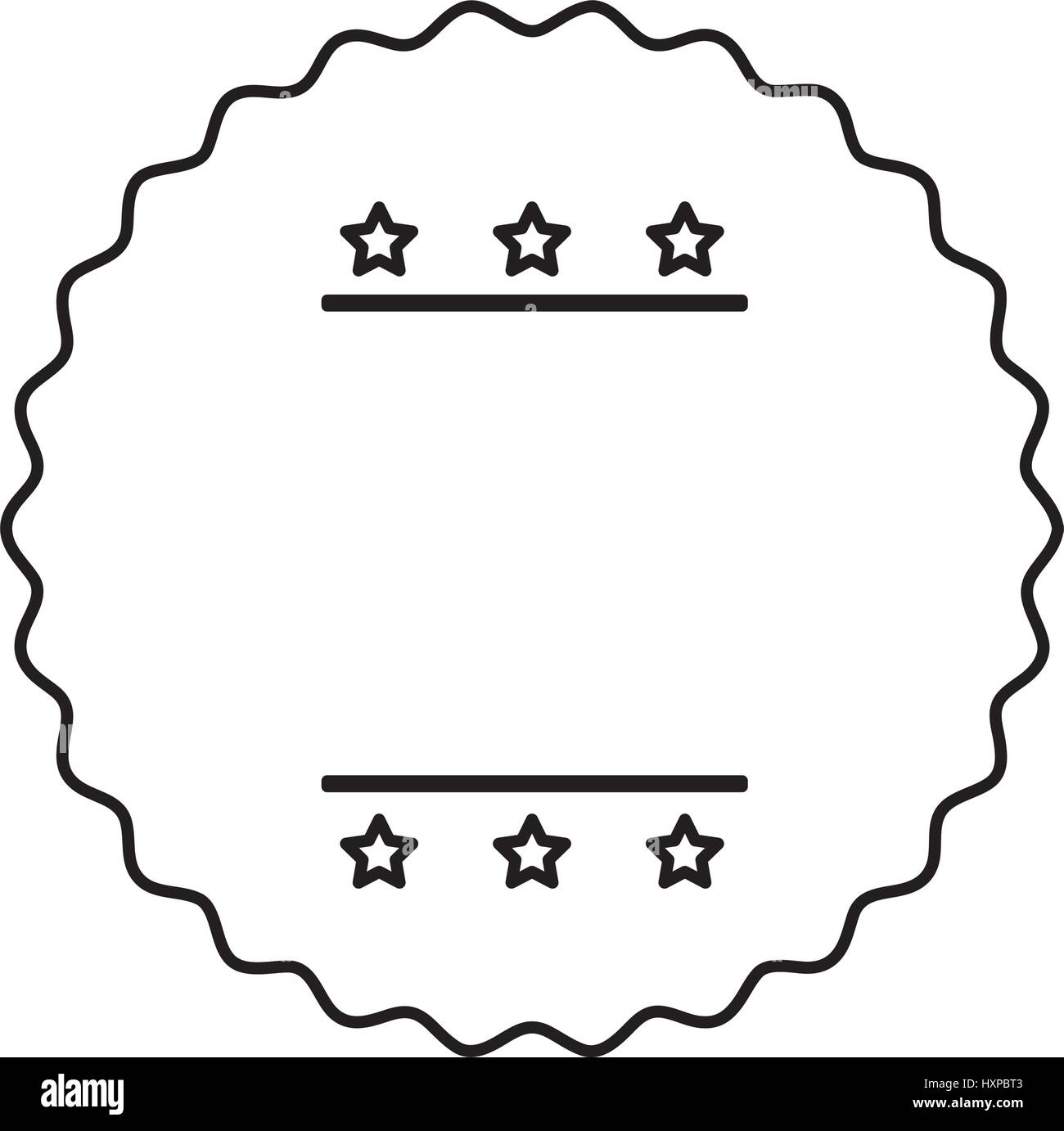 frame seal isolated icon vector illustration design Stock Vector Image ...