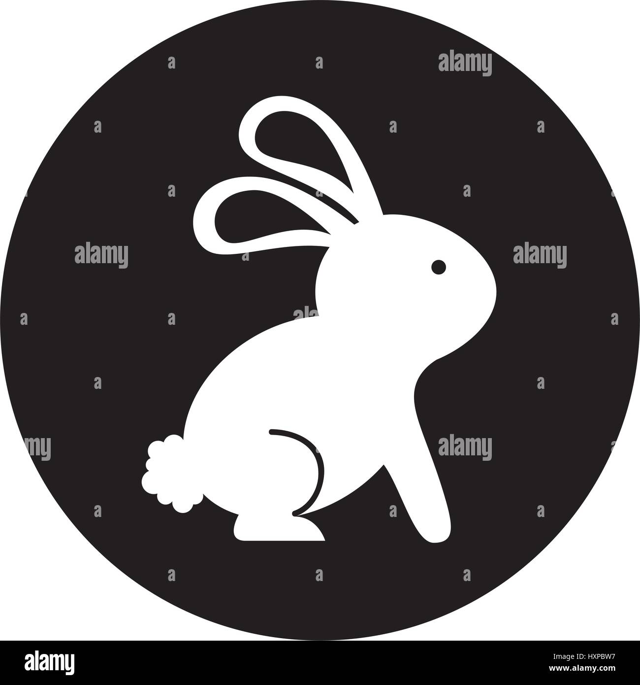 cute rabbit character icon vector illustration design Stock Vector ...