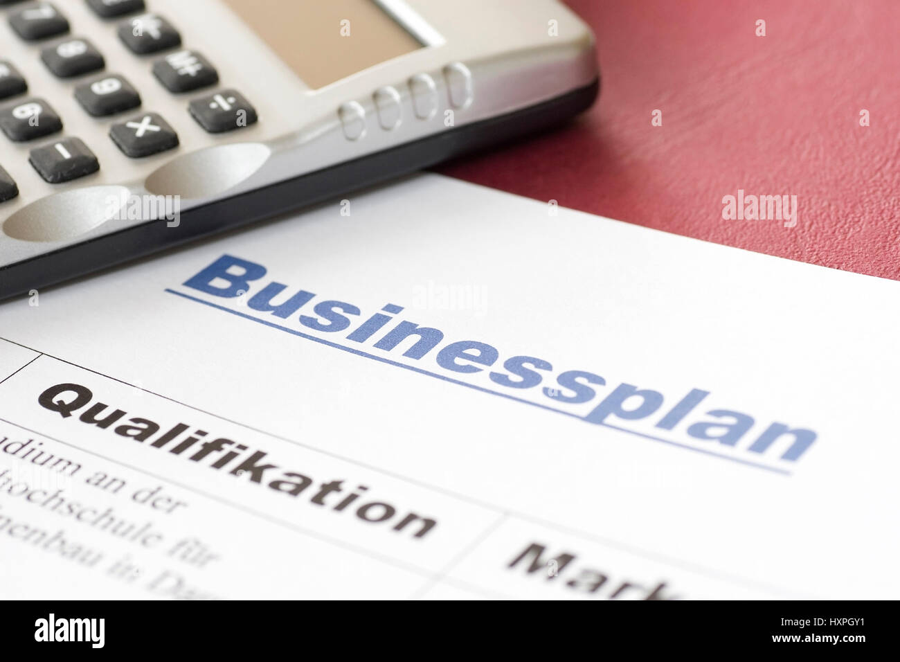 Business plan, Businessplan Stock Photo - Alamy