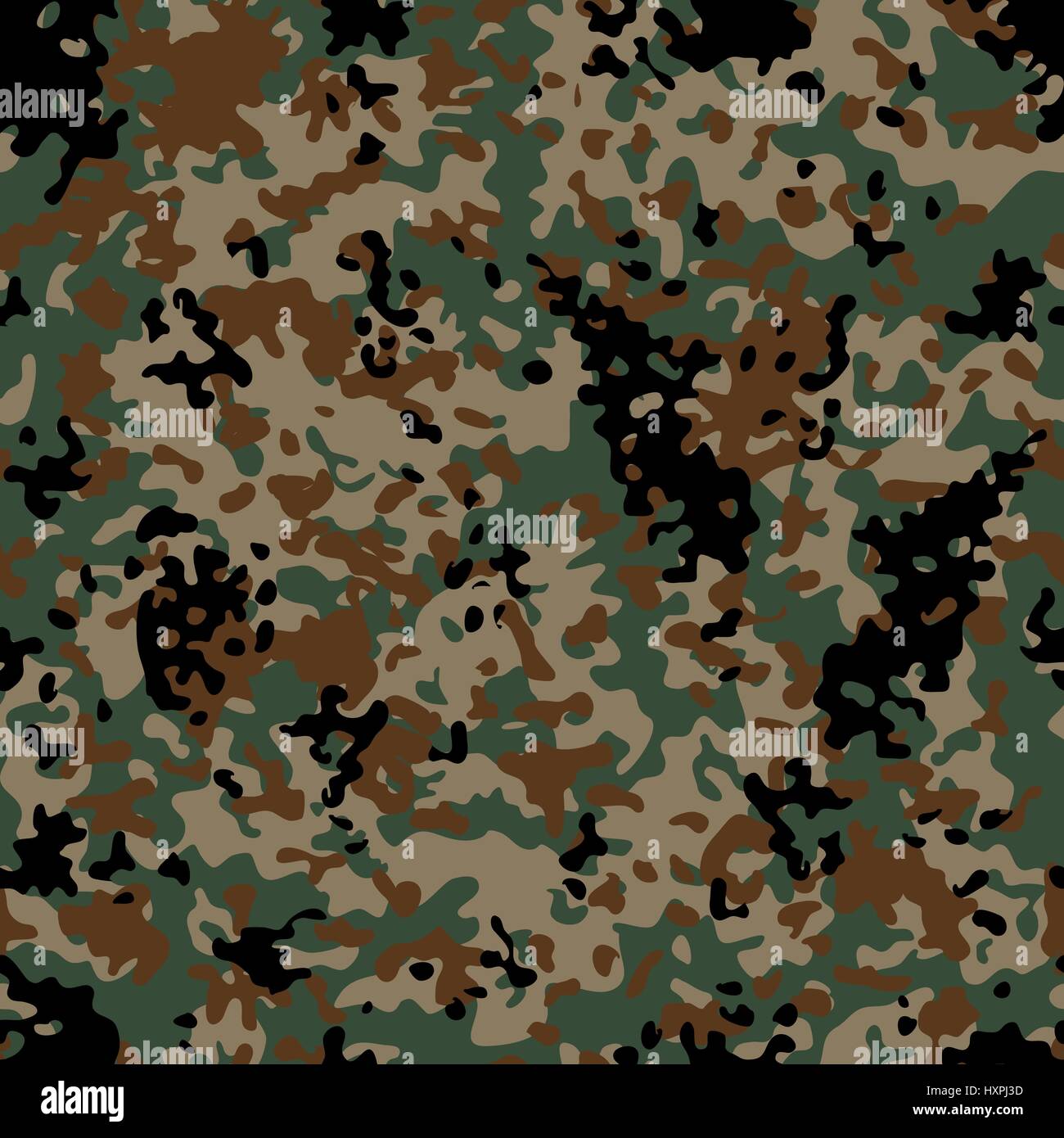Woodland Flectarn Camouflage seamless patterns Stock Vector Image & Art ...