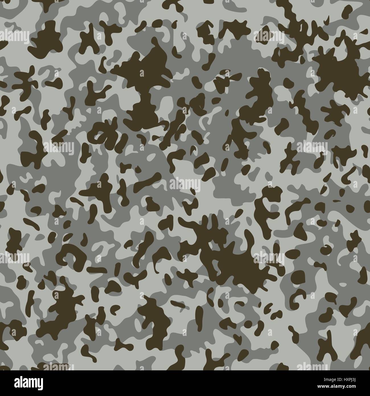 Snow Flectarn Camouflage seamless patterns Stock Vector