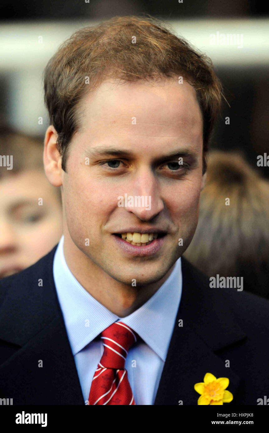 HRH PRINCE WILLIAM ENGLAND V WALES TWICKENHAM LONDON ENGLAND 06 February 2010 Stock Photo