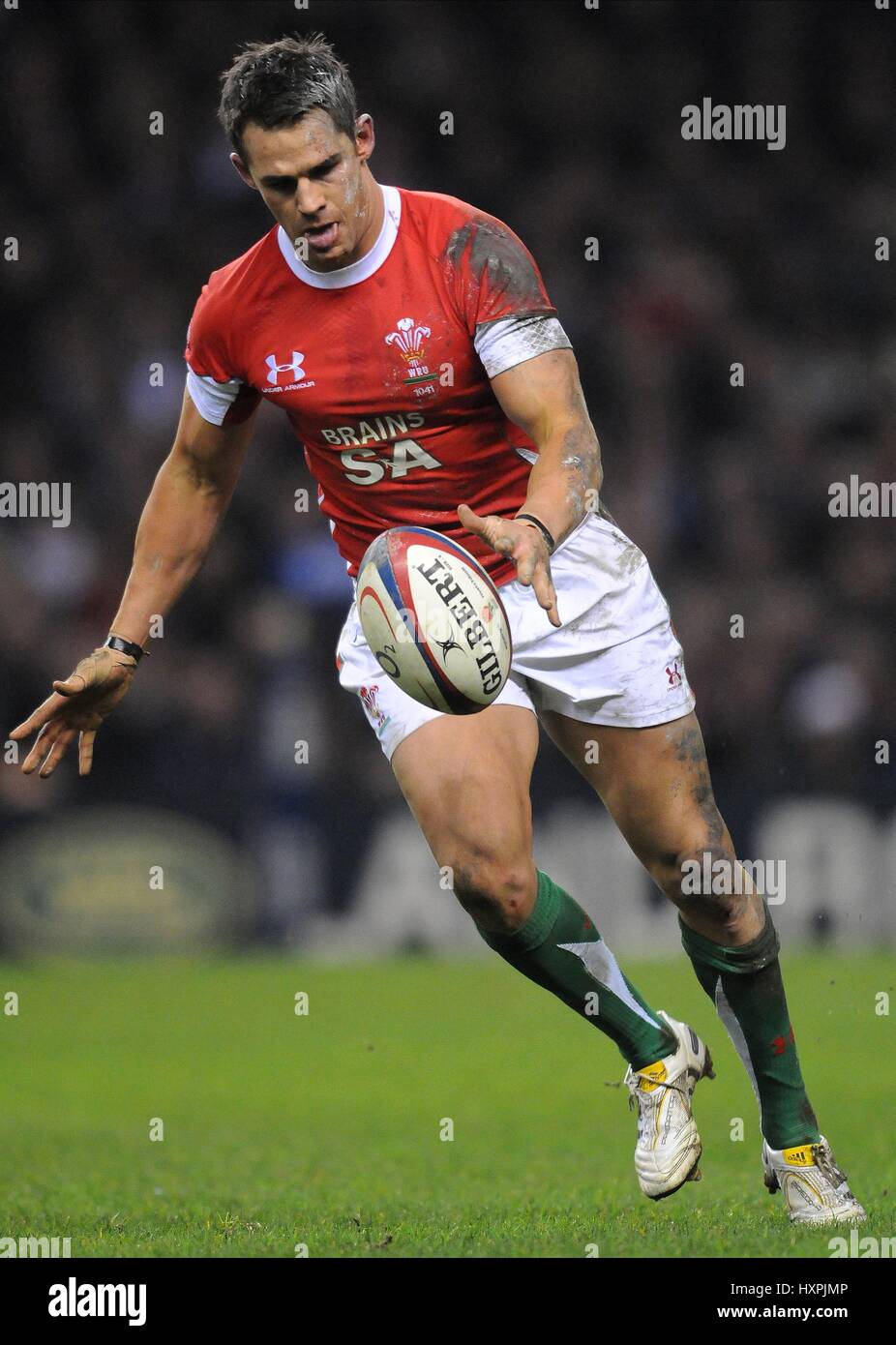 Lee byrne wales rugby hi-res stock photography and images - Alamy