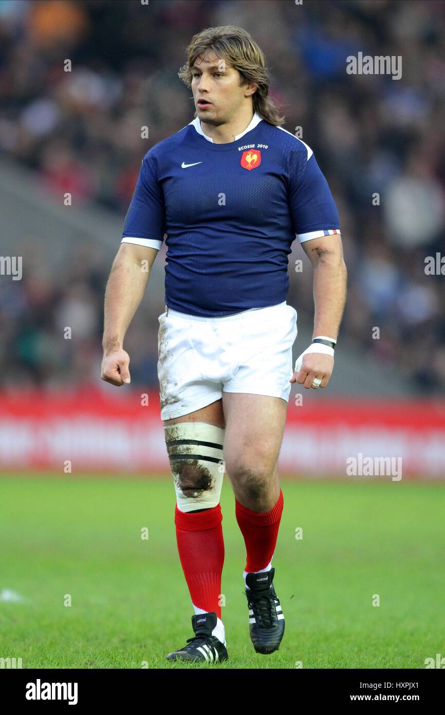 DIMITRI SZARZEWSKI FRANCE & STADE FRANCE RU MURRAYFIELD EDINBURGH SCOTLAND 07 February 2010 Stock Photo