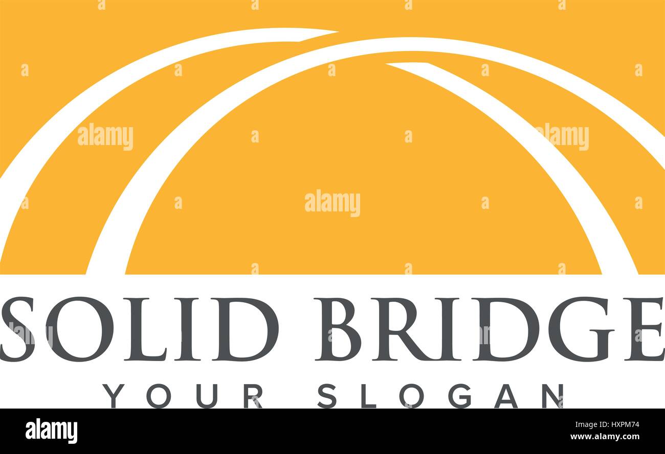 Bridge Design Vector Illustration Stock Vector