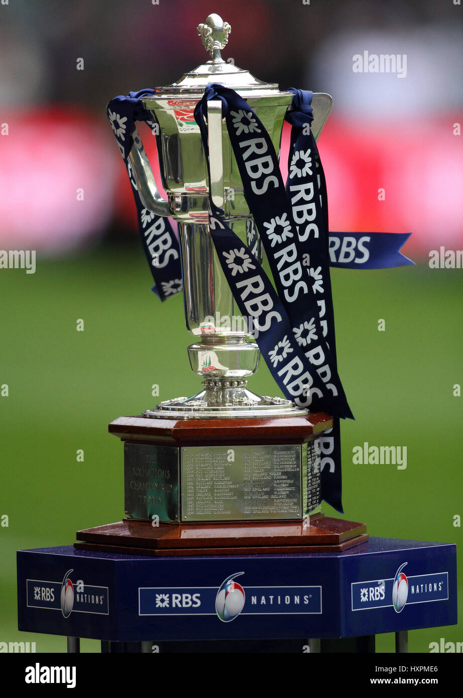 SIX NATIONS TROPHY RUGBY CUP LONDON ENGLAND UK 10 March 2013 Stock Photo