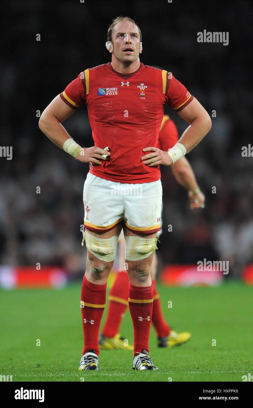 Alun Wyn Jones Wales Ospreys Wales Ospreys Twickenham London England 26 September 2015 Stock Photo Alamy