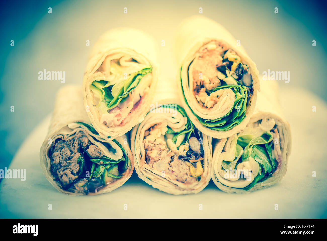 Tortilla wraps light food ideas hires stock photography and images Alamy