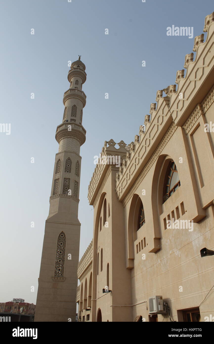 Al Mina Mosque (and details) Stock Photo