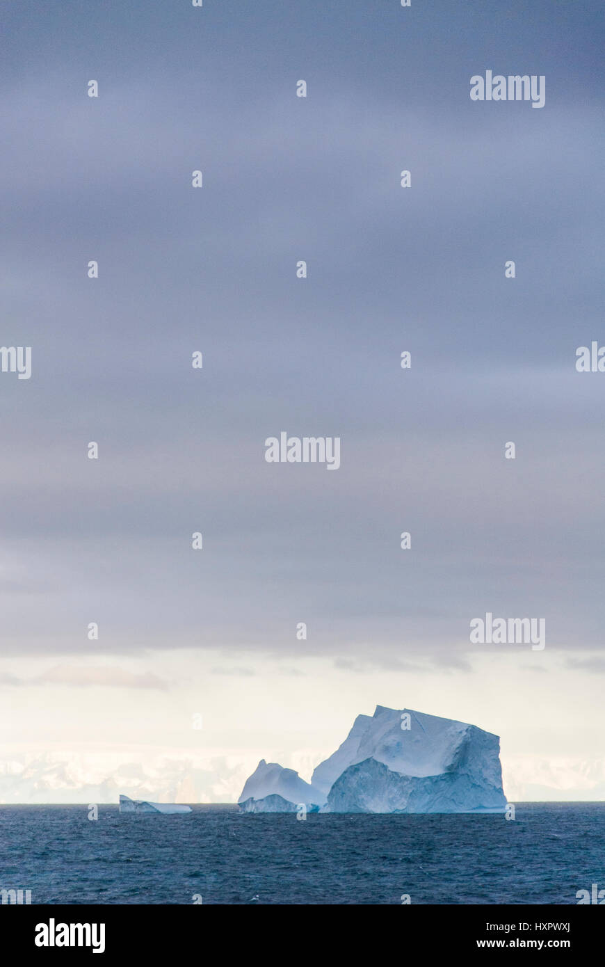 Antarctica in a cloudy day- Antarctic Peninsula - Palmer Archipelago ...