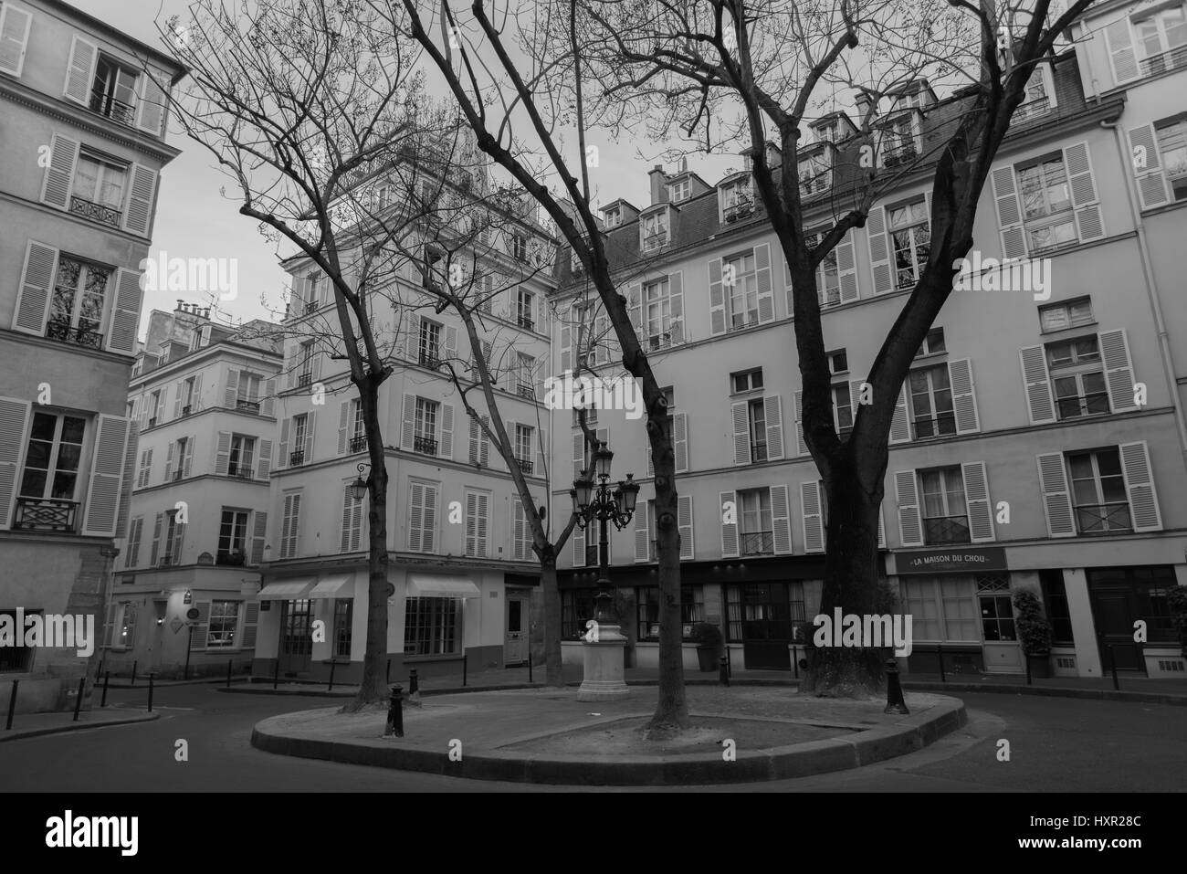 The central square of the Rue de Furstemberg Stock Photo Alamy