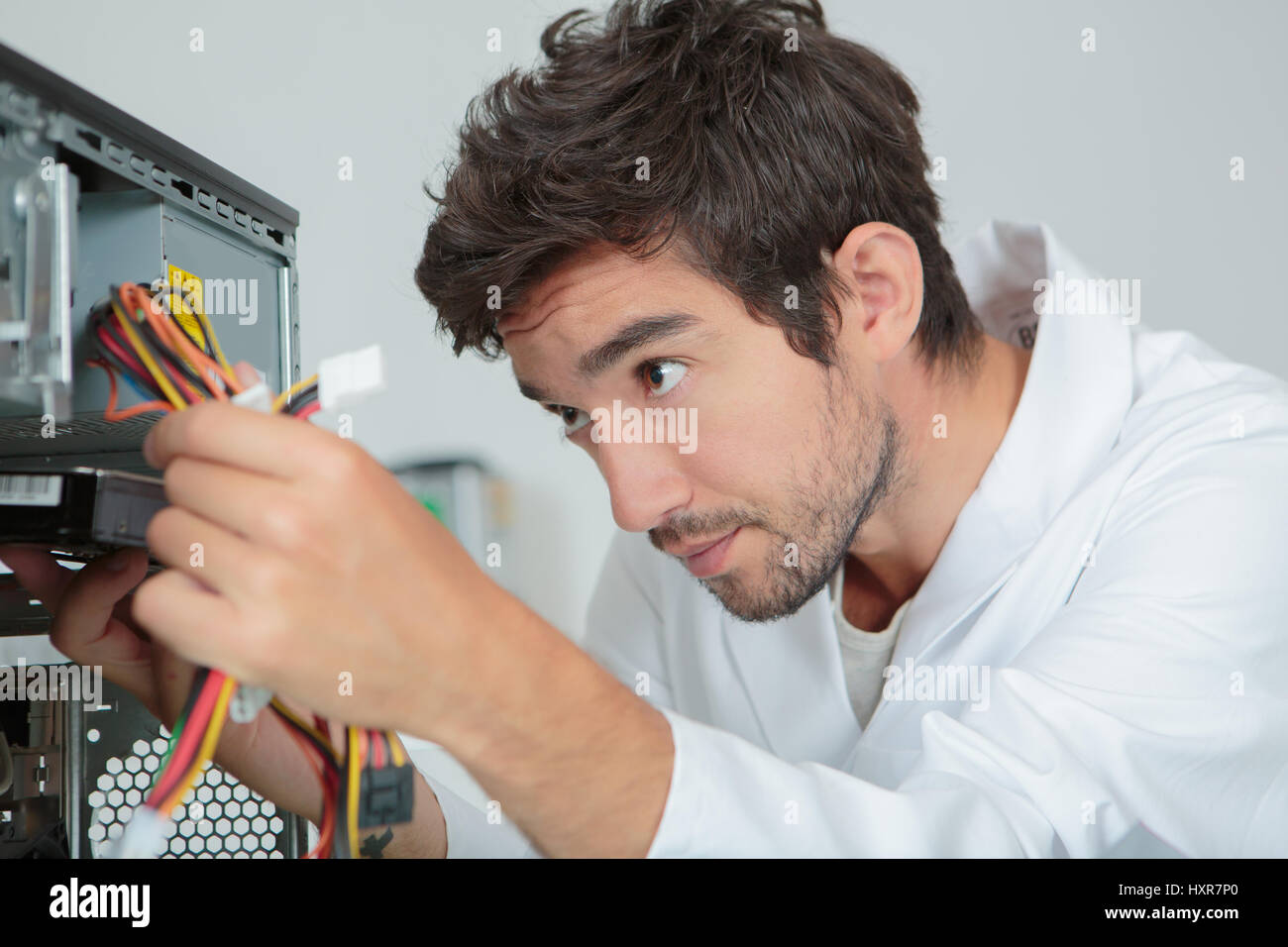 electronic equipment assembler Stock Photo Alamy