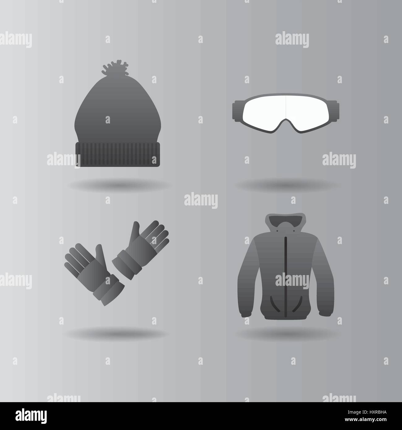 Snowboarding and winter sports vector icon symbol Stock Vector Image ...