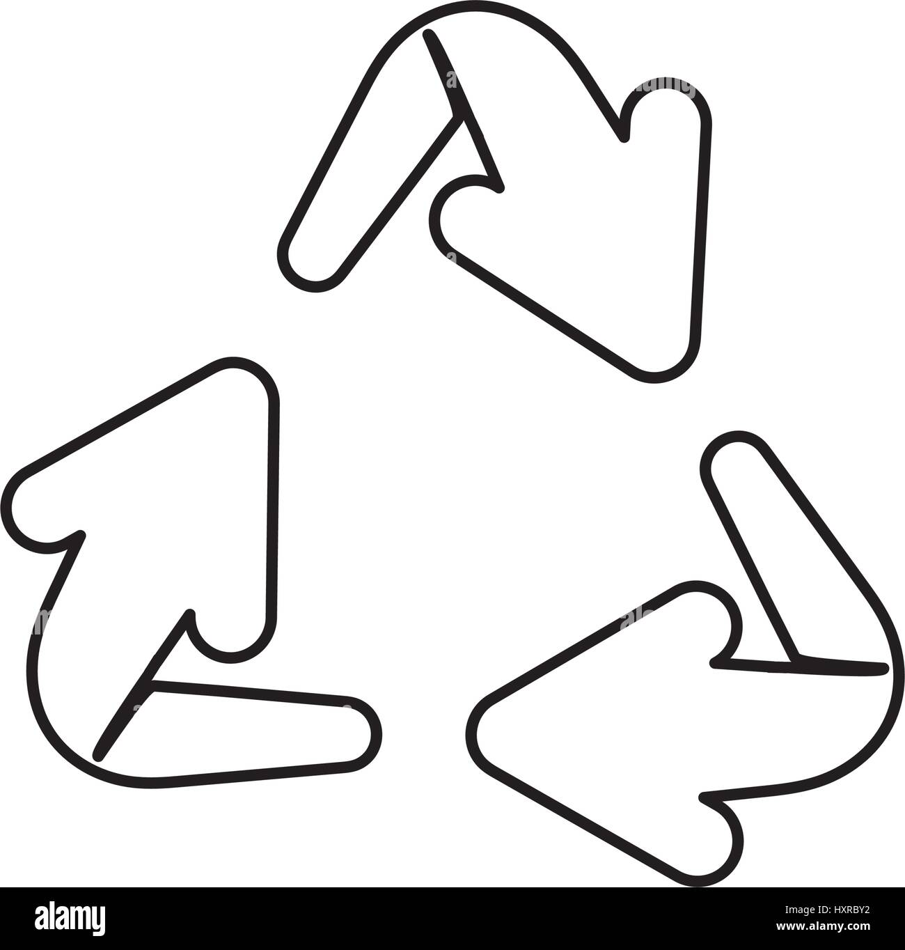 Metal recycling symbols Black and White Stock Photos & Images - Alamy
