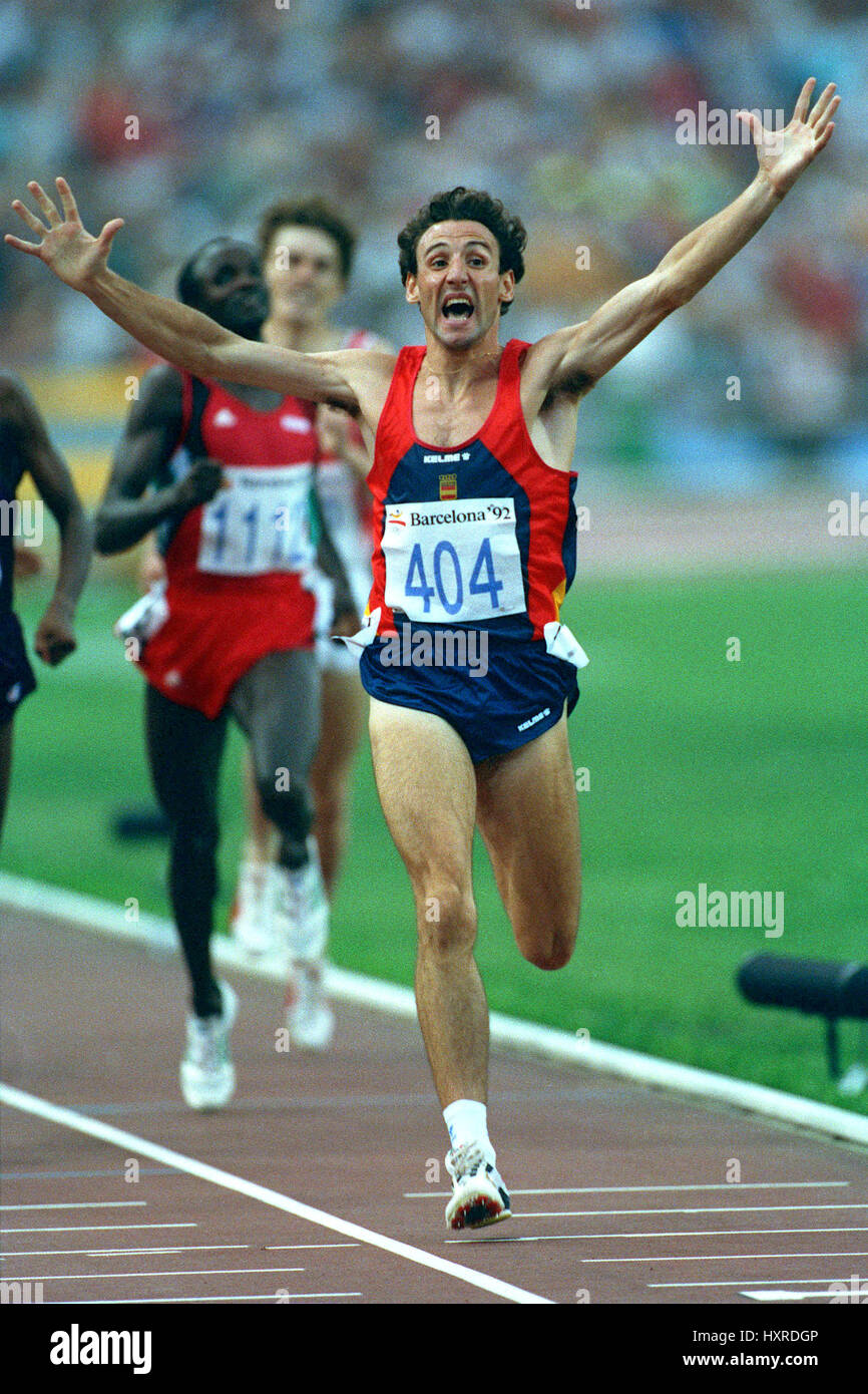 FERMIN CACHO RUIZ OLYMPIC 1500 METRES FINAL 21 August 1992 Stock Photo ...