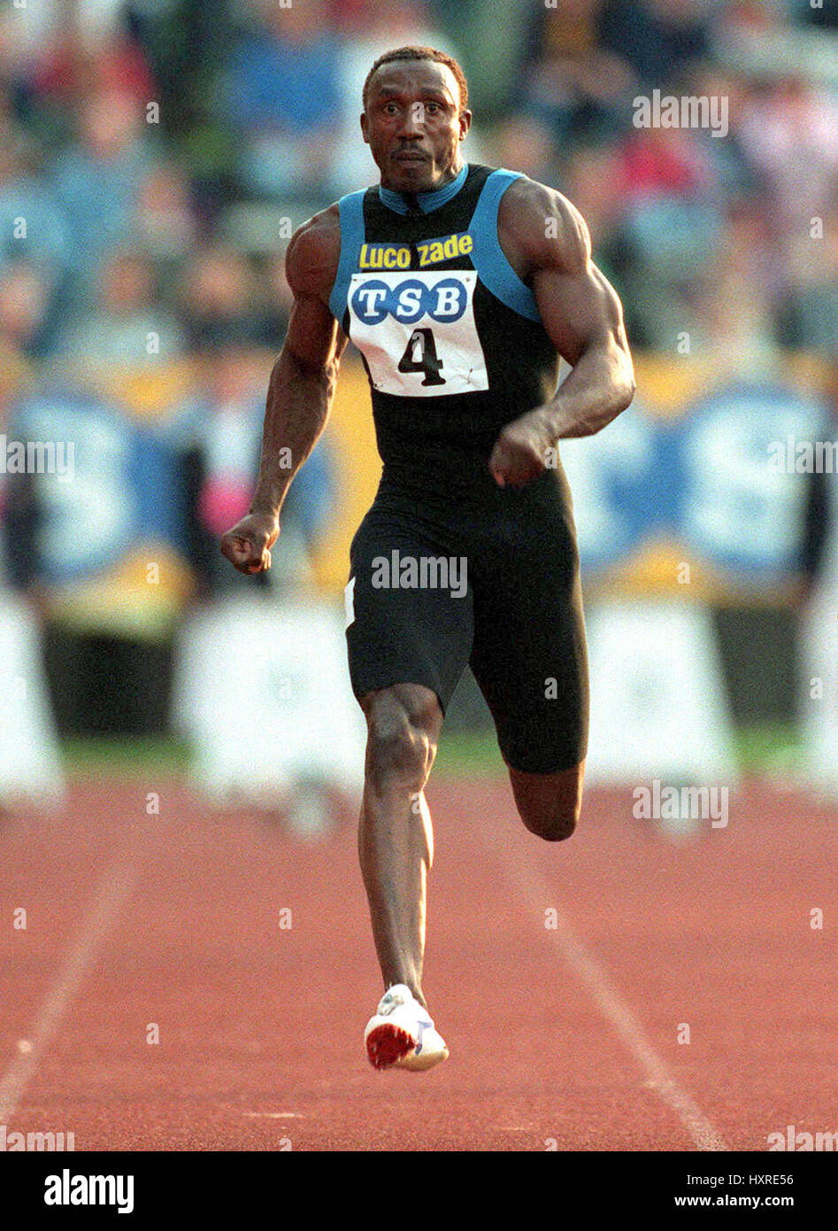 LINFORD CHRISTIE 100 METRES 23 July 1994 Stock Photo