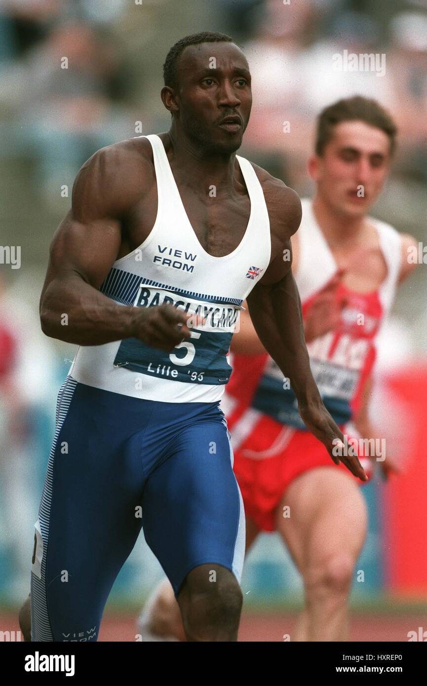 LINFORD CHRISTIE 100 METRES 01 August 1995 Stock Photo