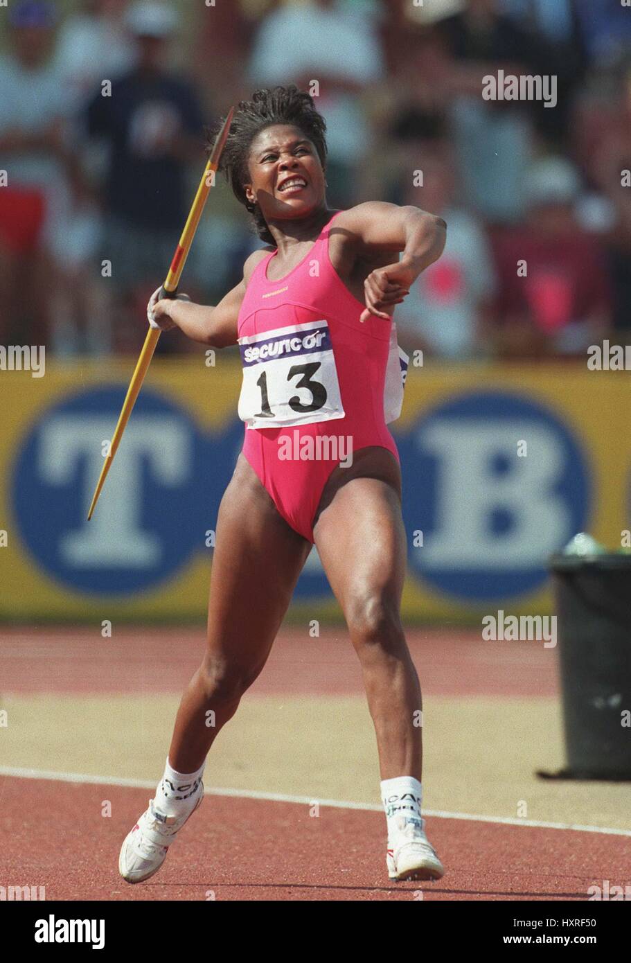 TESSA SANDERSON JAVELIN 18 June 1996 Stock Photo Alamy