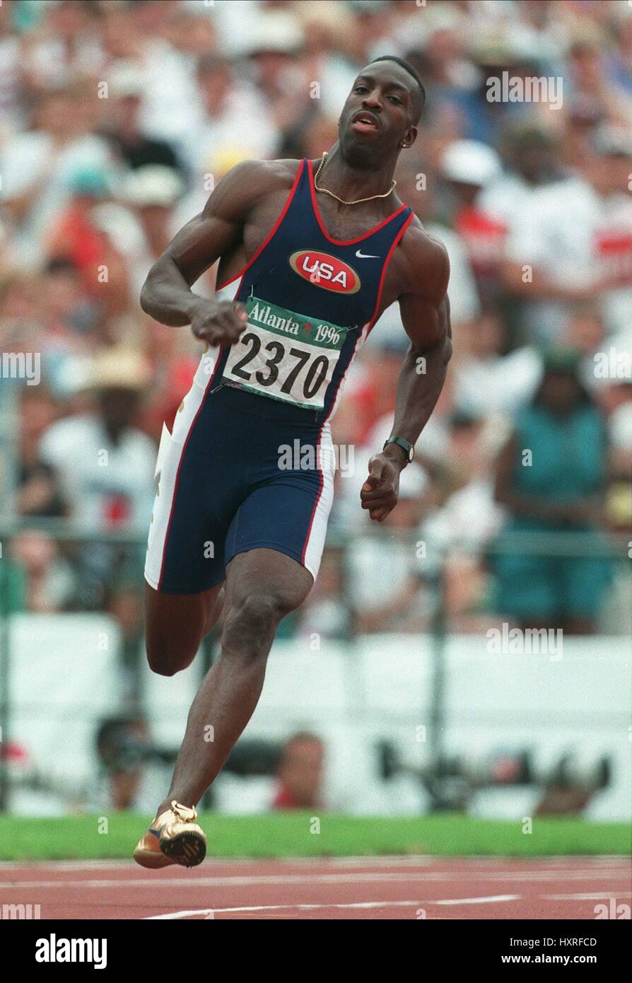 MICHAEL JOHNSON 200 METRES ATLANTA 1996. 01 August 1996 Stock Photo - Alamy