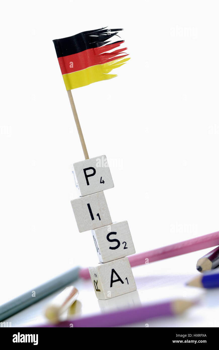 Pisa study, Pisa, study, studies, Germany, badly, education, educational plight, school, schools, bad, bad, stupidly, silly, schoolboys, educational t Stock Photo