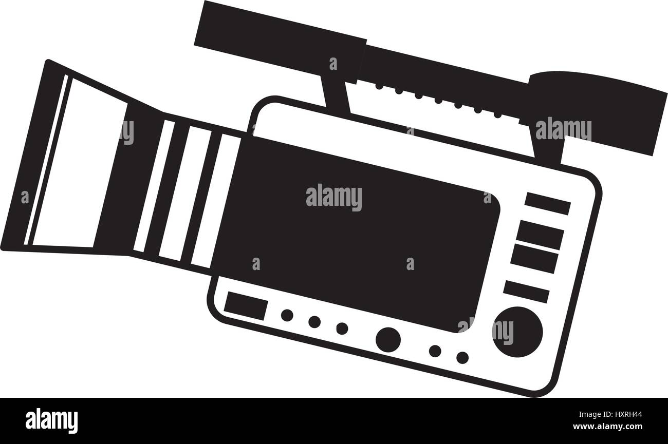 Professional camcorder isolated Stock Vector Image & Art - Alamy