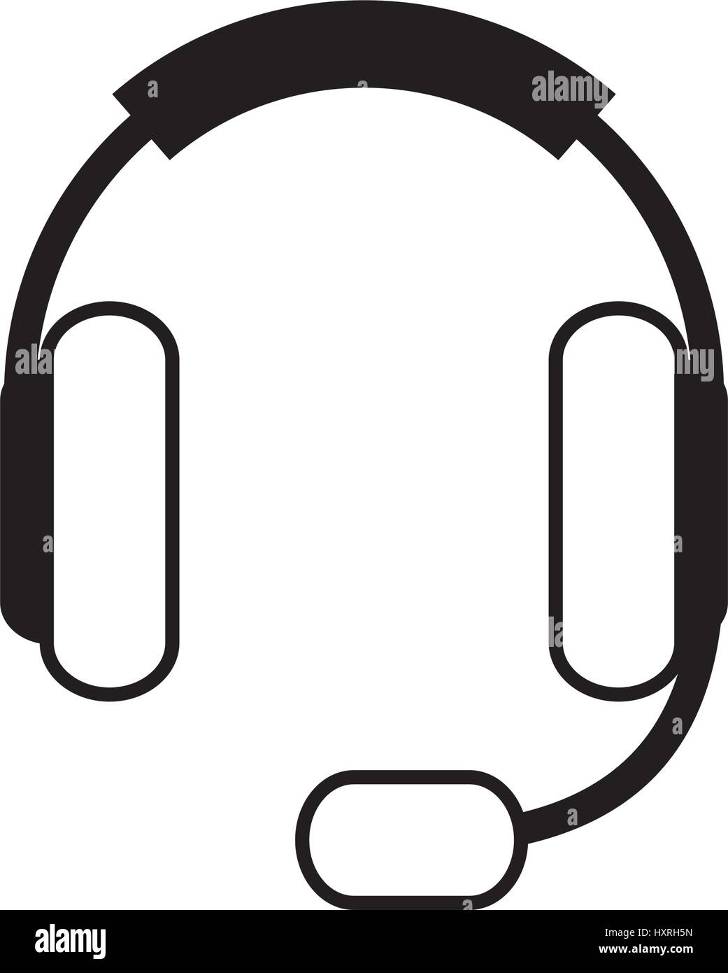 Headset device isolated Stock Vector Image & Art - Alamy