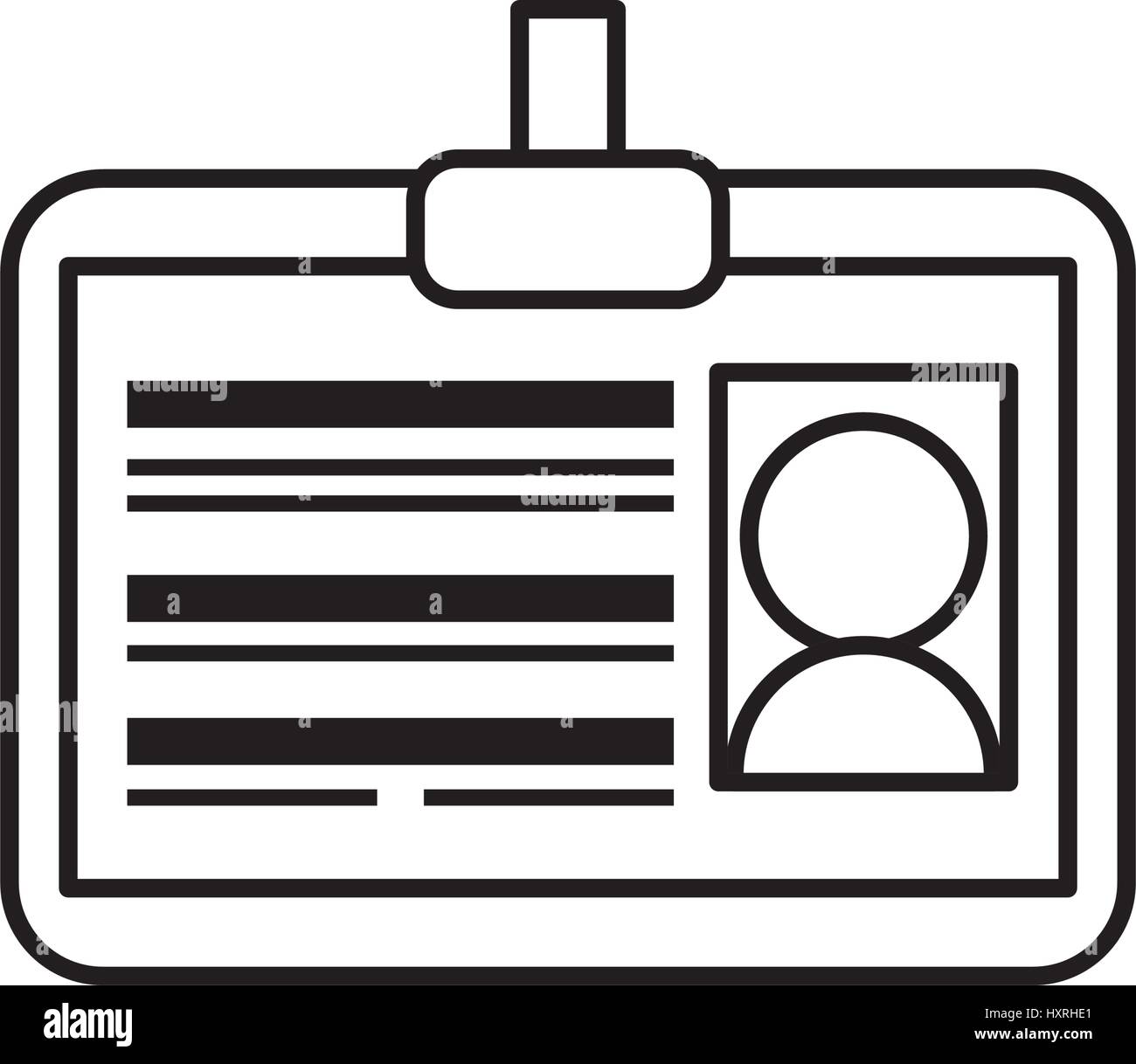 Identification card isolated Stock Vector Image & Art Alamy