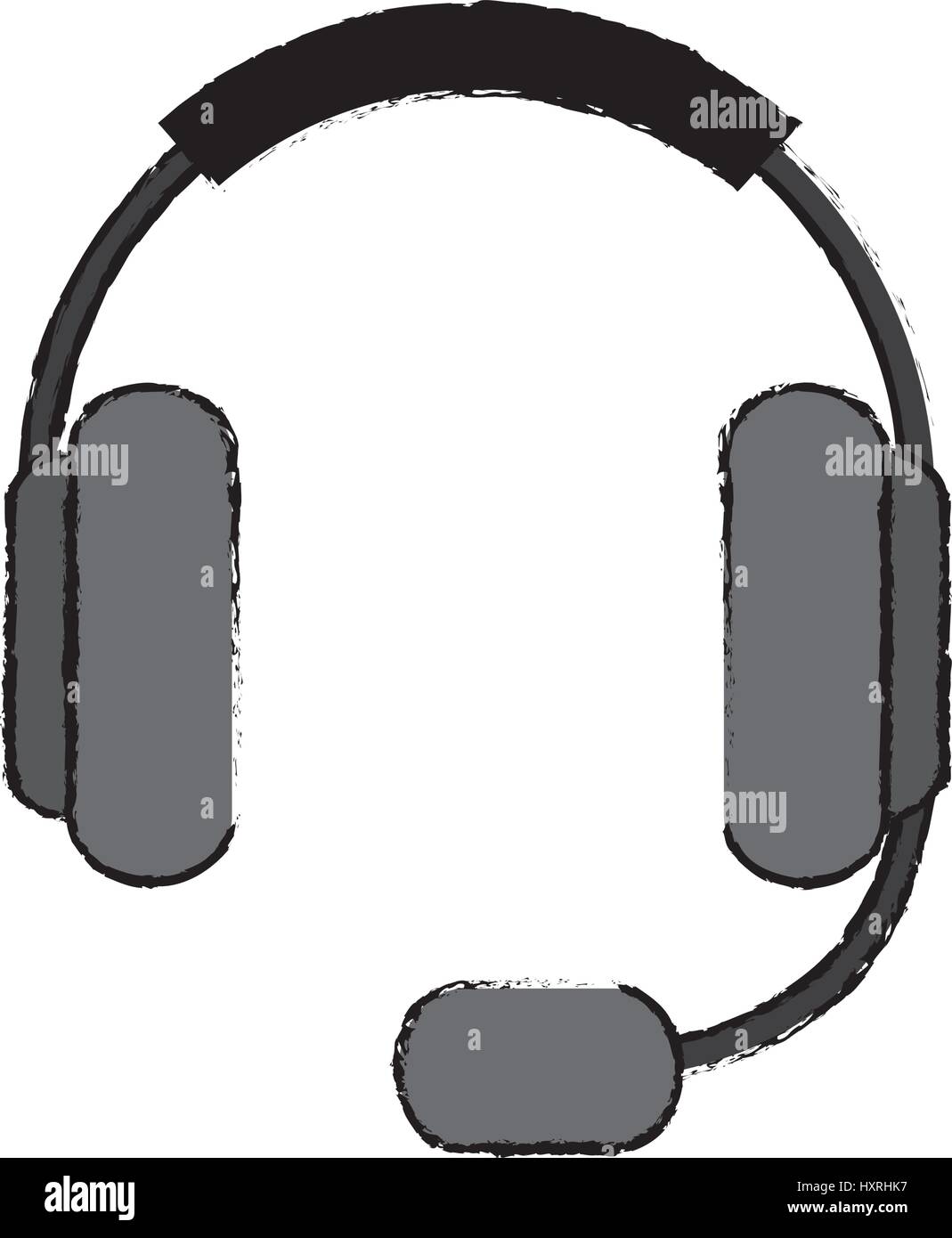 Headset device isolated Stock Vector Image & Art - Alamy