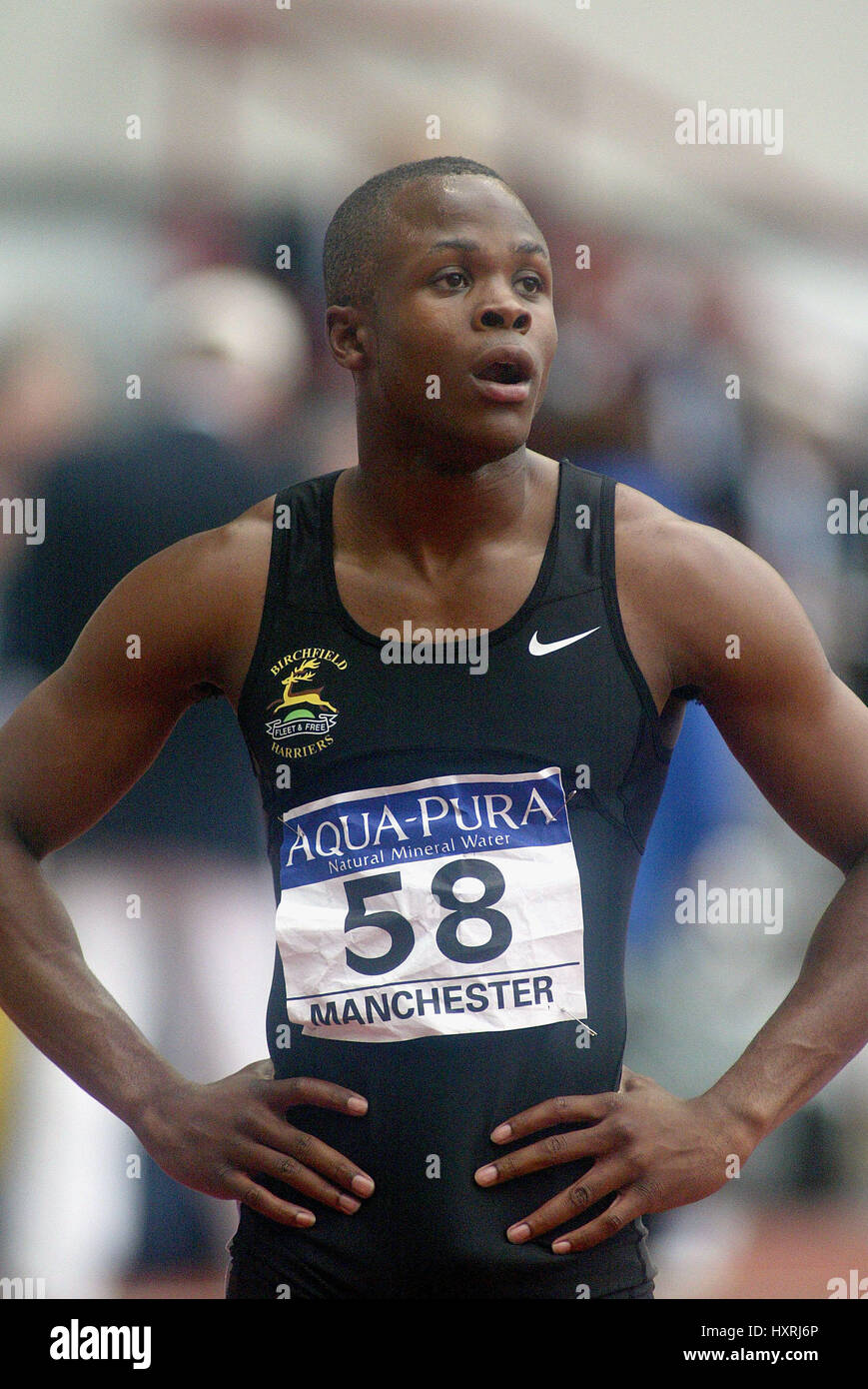 DANIEL CAINES 400 METRES CITY OF MANCHESTER STADIUM MANCHESTER ENGLAND